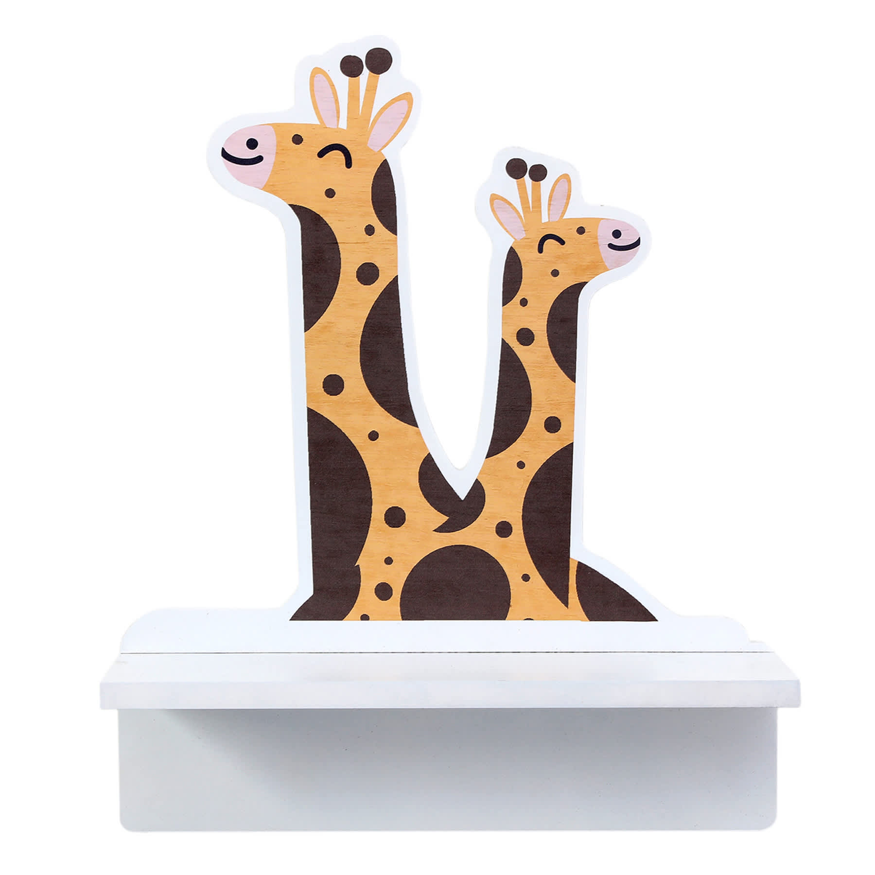 Tiny Dreamers Giraffe Wall Shelf, 12x15