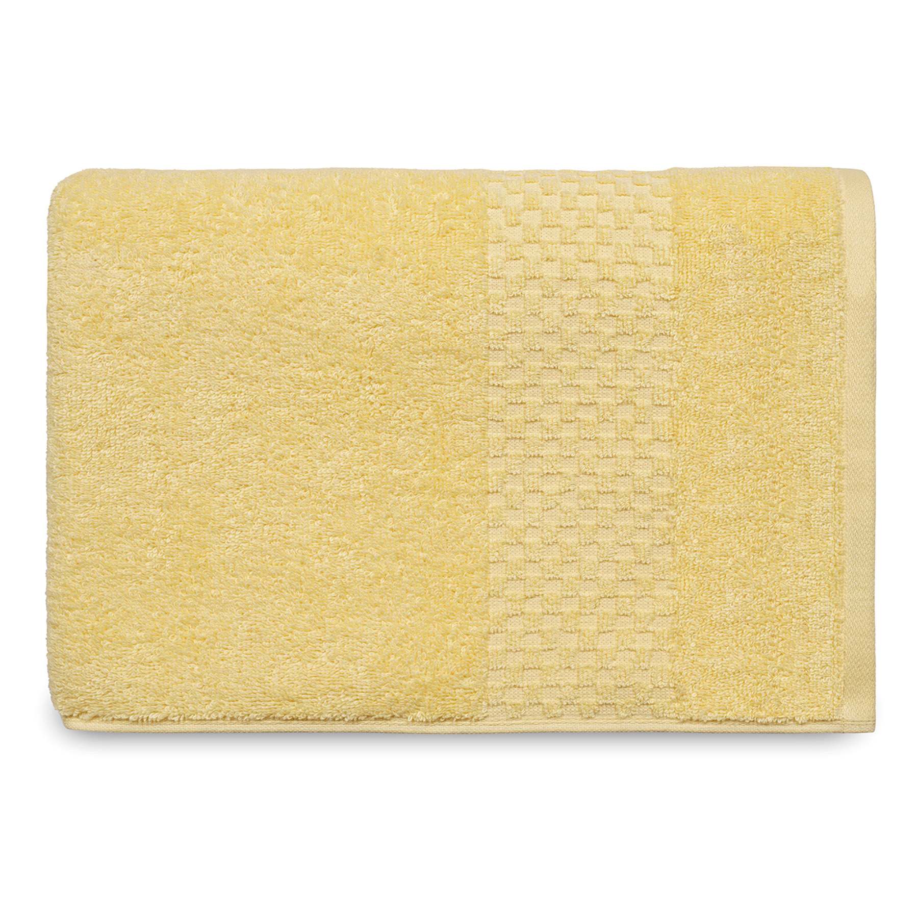 Tiny Dreamers Yellow Cotton Bath Towel, 30x54