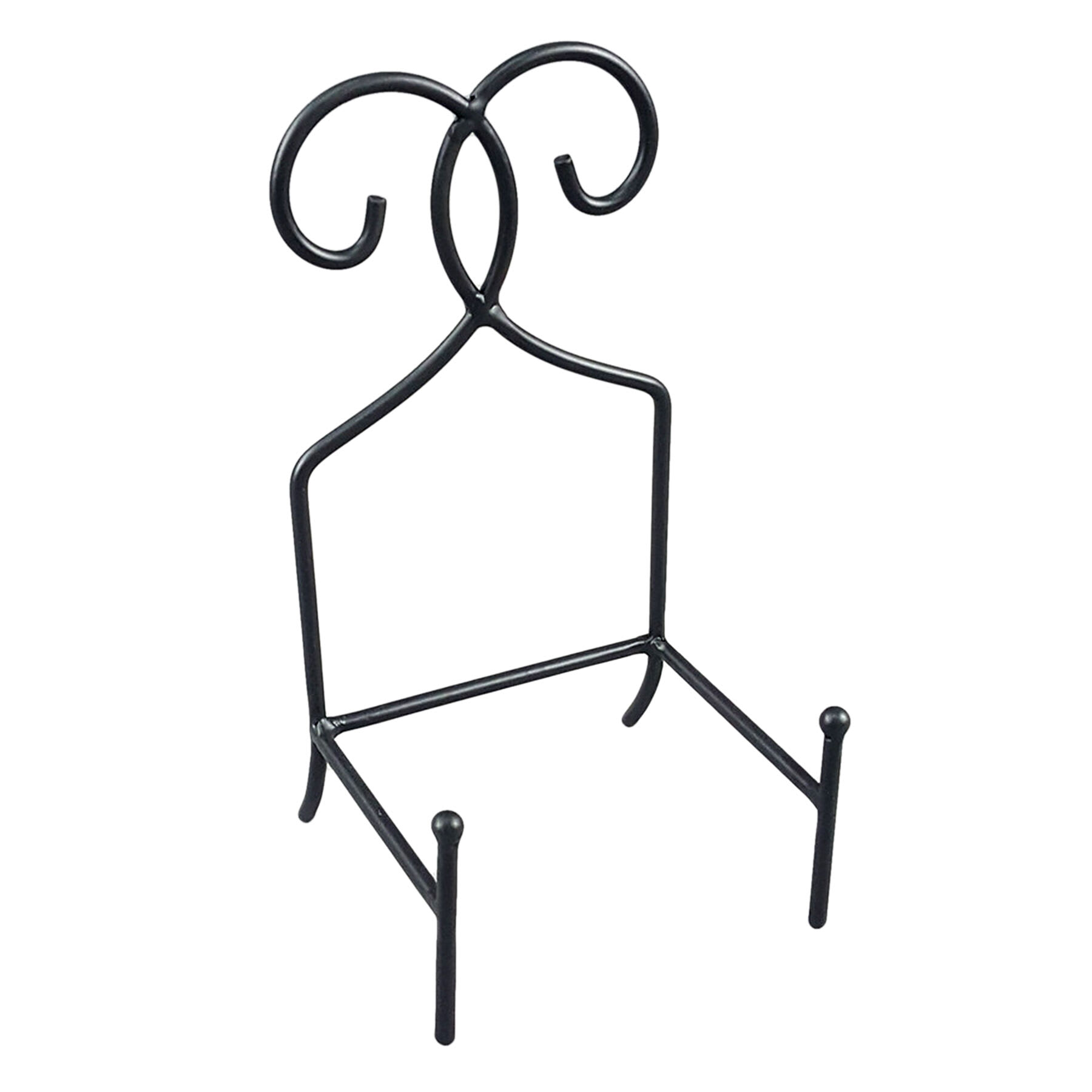 Black Square Metal Easel, 9"