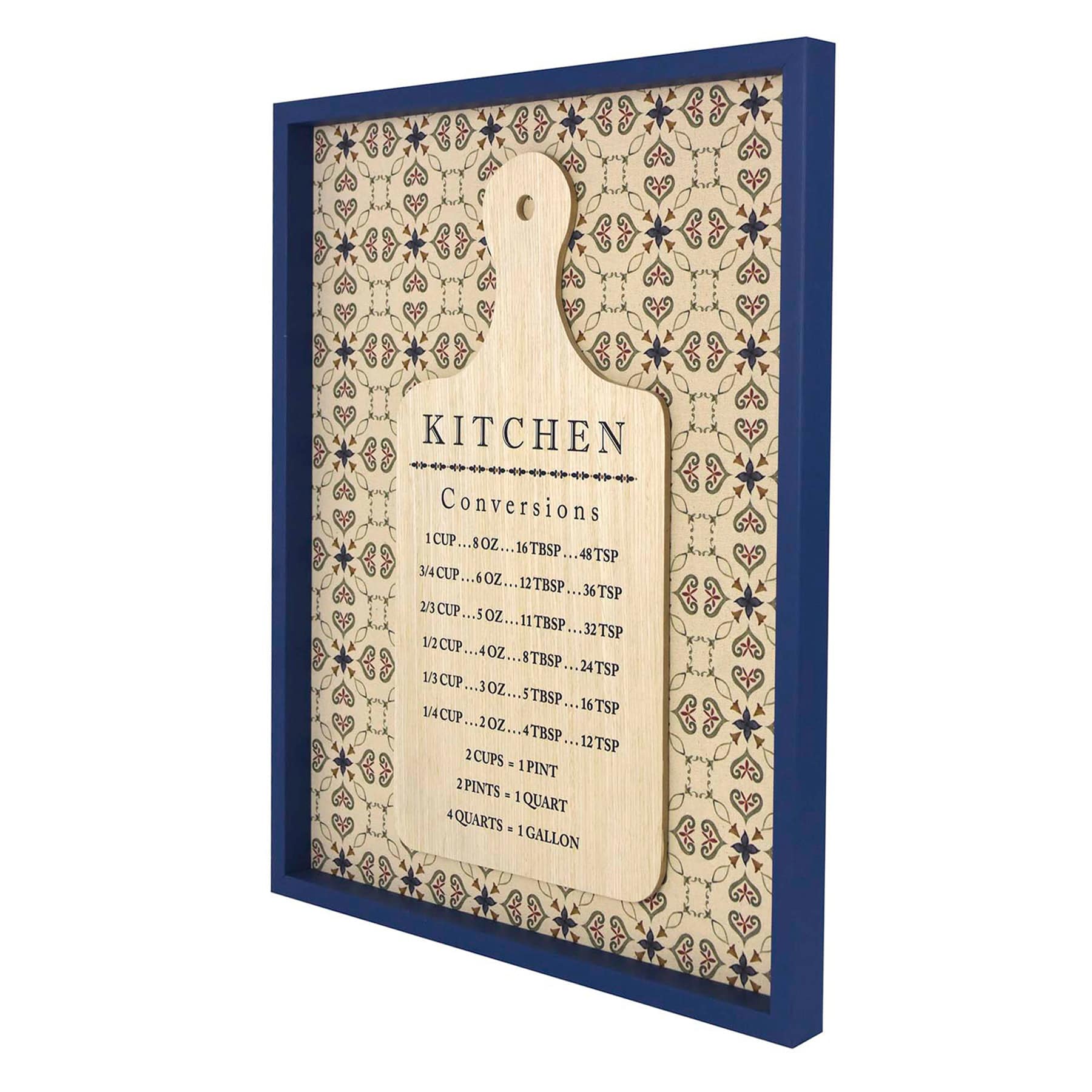 Framed Kitchen Conversions Wall Art, 17x21
