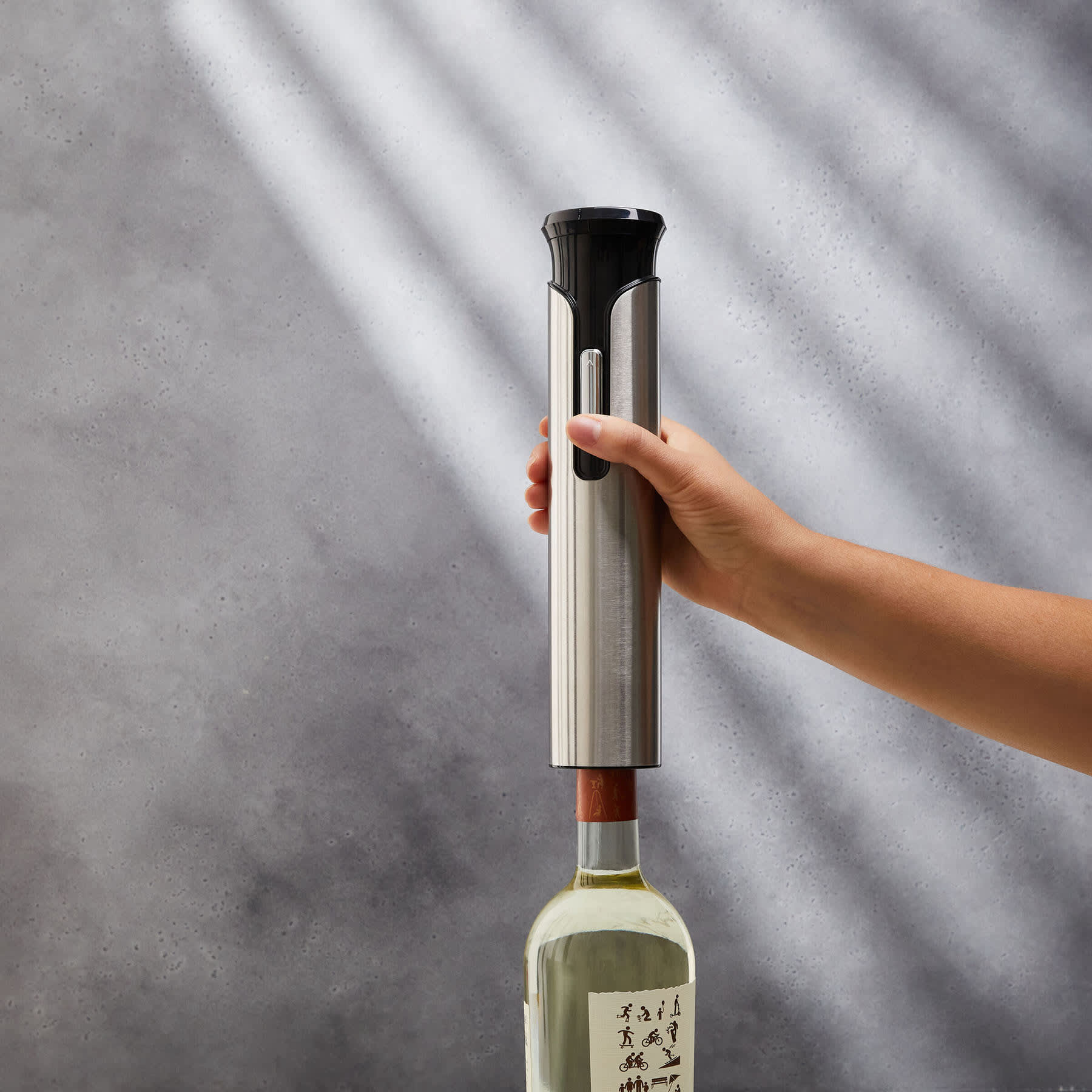 Houdini Stainless Steel Electric Corkscrew