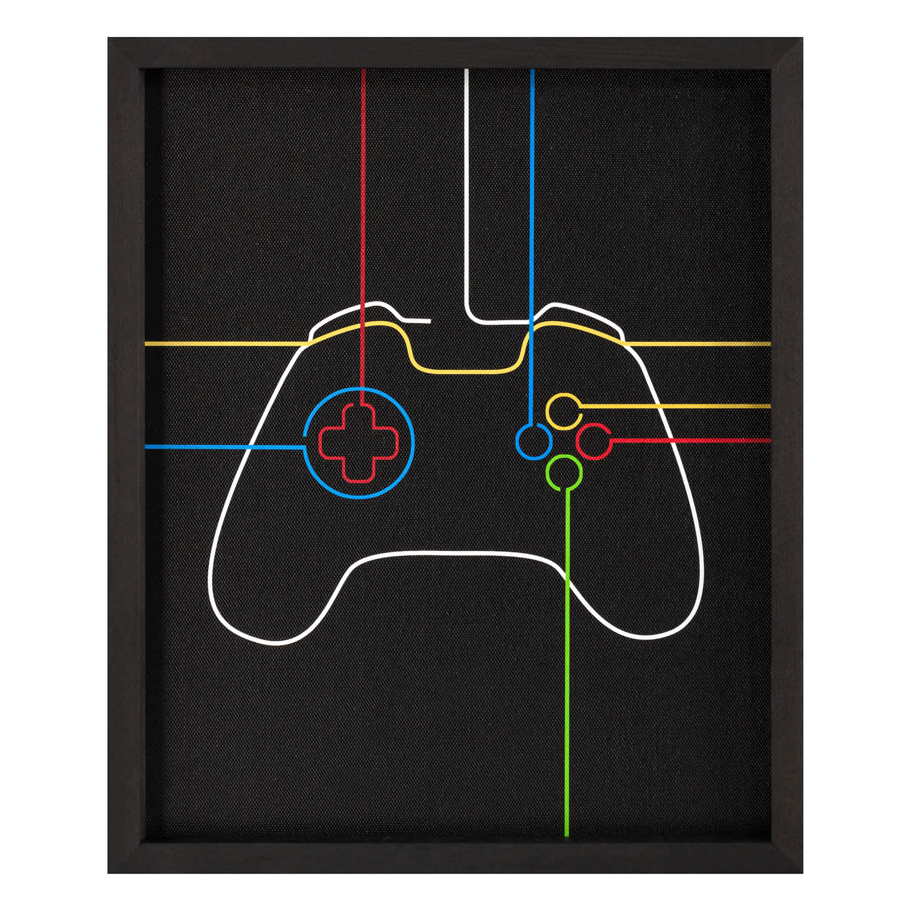 Framed Game Controller Wall Art, 10x12
