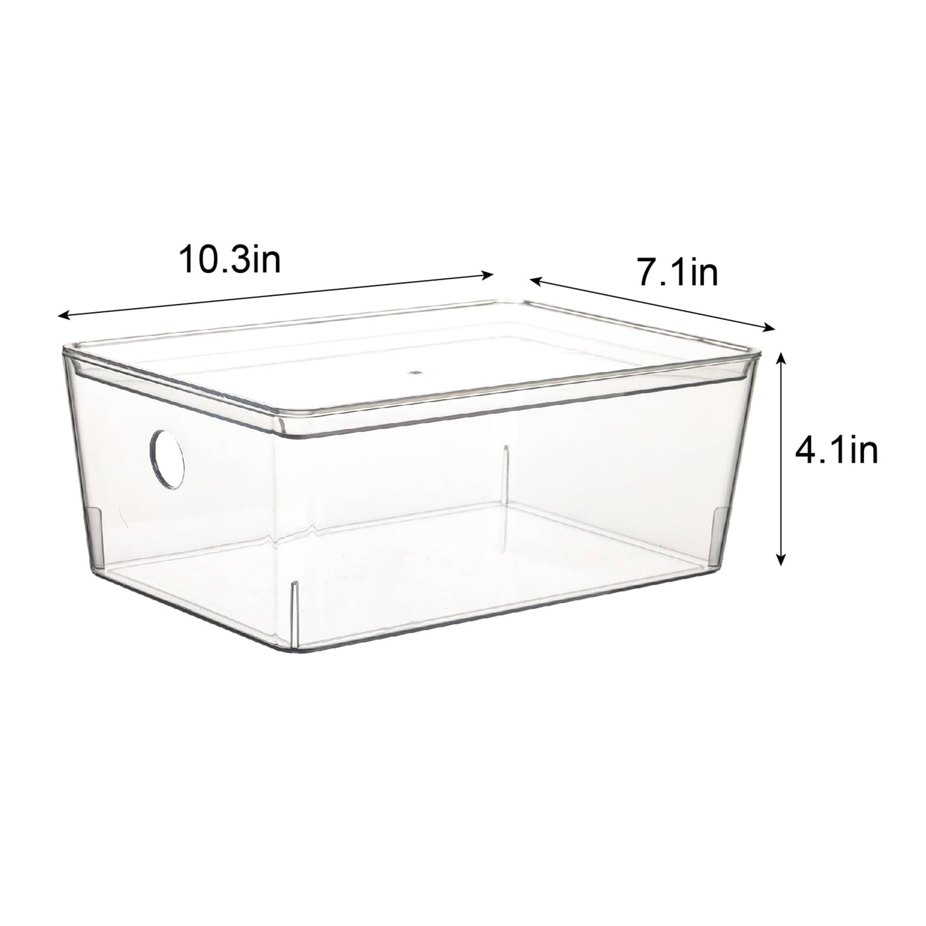 3.8L Storage Container Clear