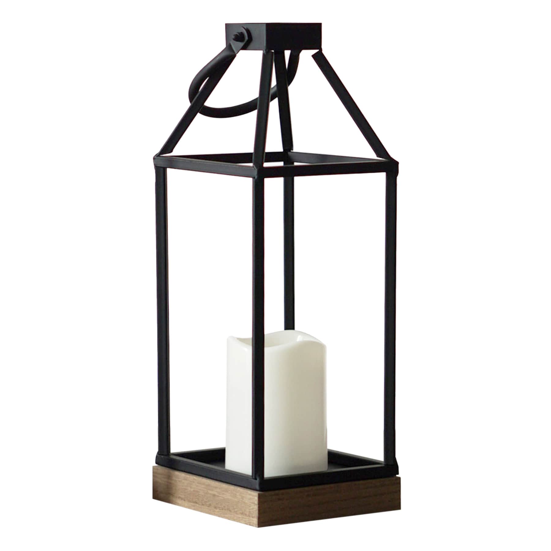 Honeybloom LED Metal Frame Lantern, Small