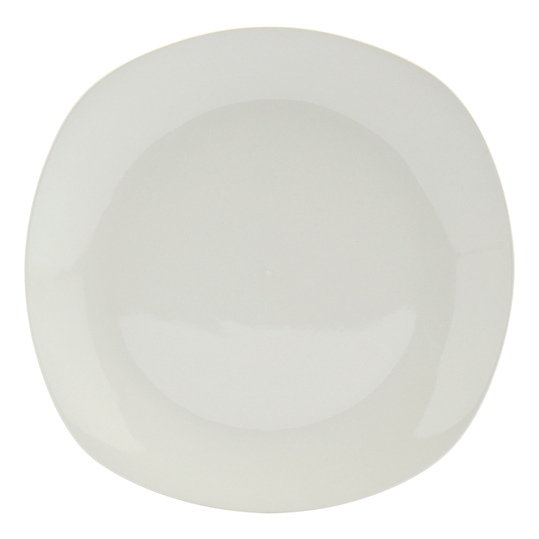 16-Piece Square Coupe Dinner Set, White
