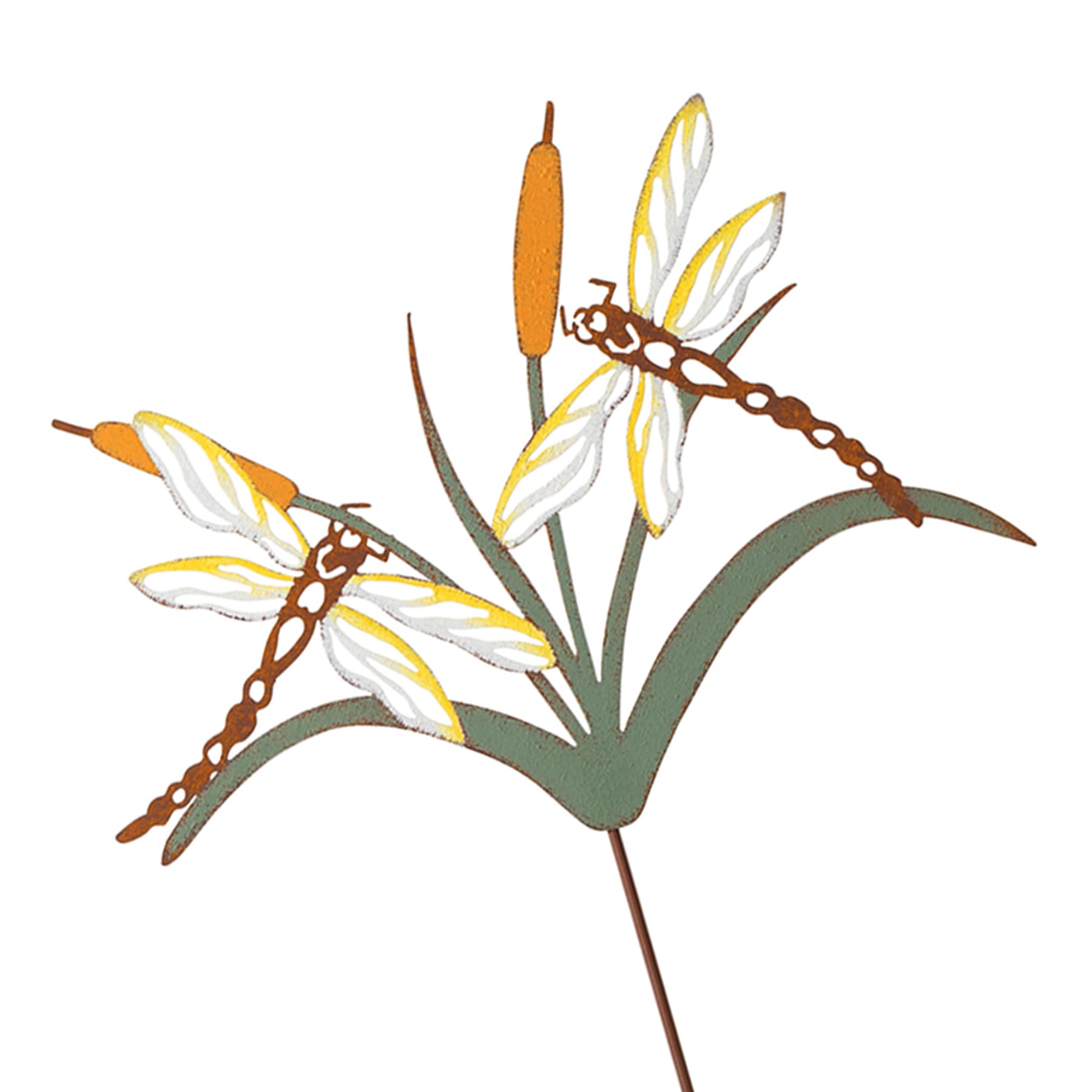 Honeybloom Metal Dragonfly Yard Stake, 36"