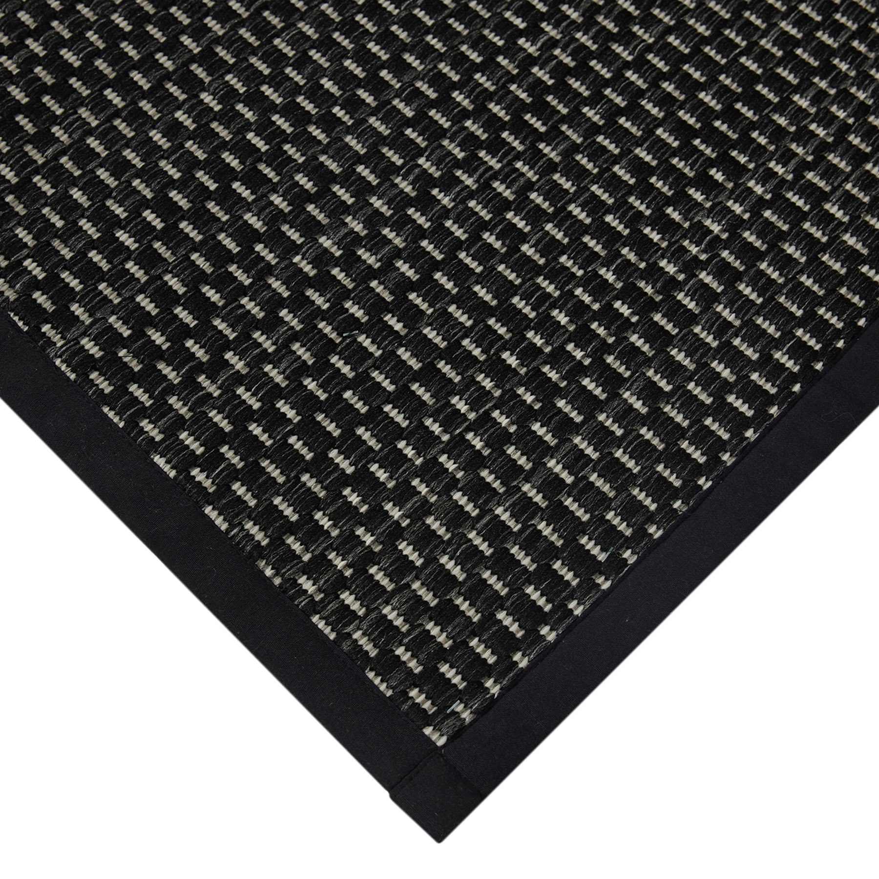 Tonal Dark Grey Puff-Back Washable Kitchen Mat, 21x34