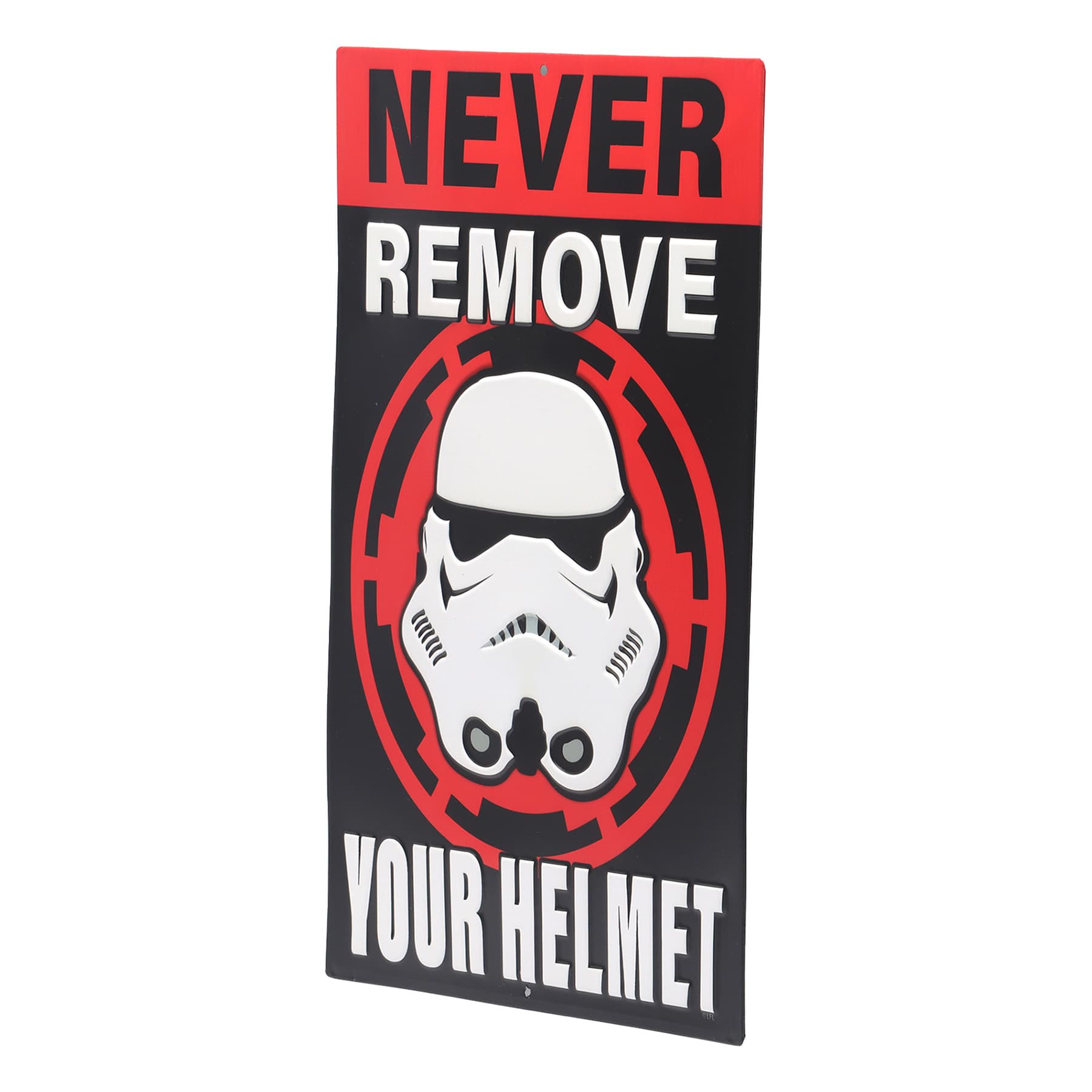 Storm Trooper Helmet Tin Sign