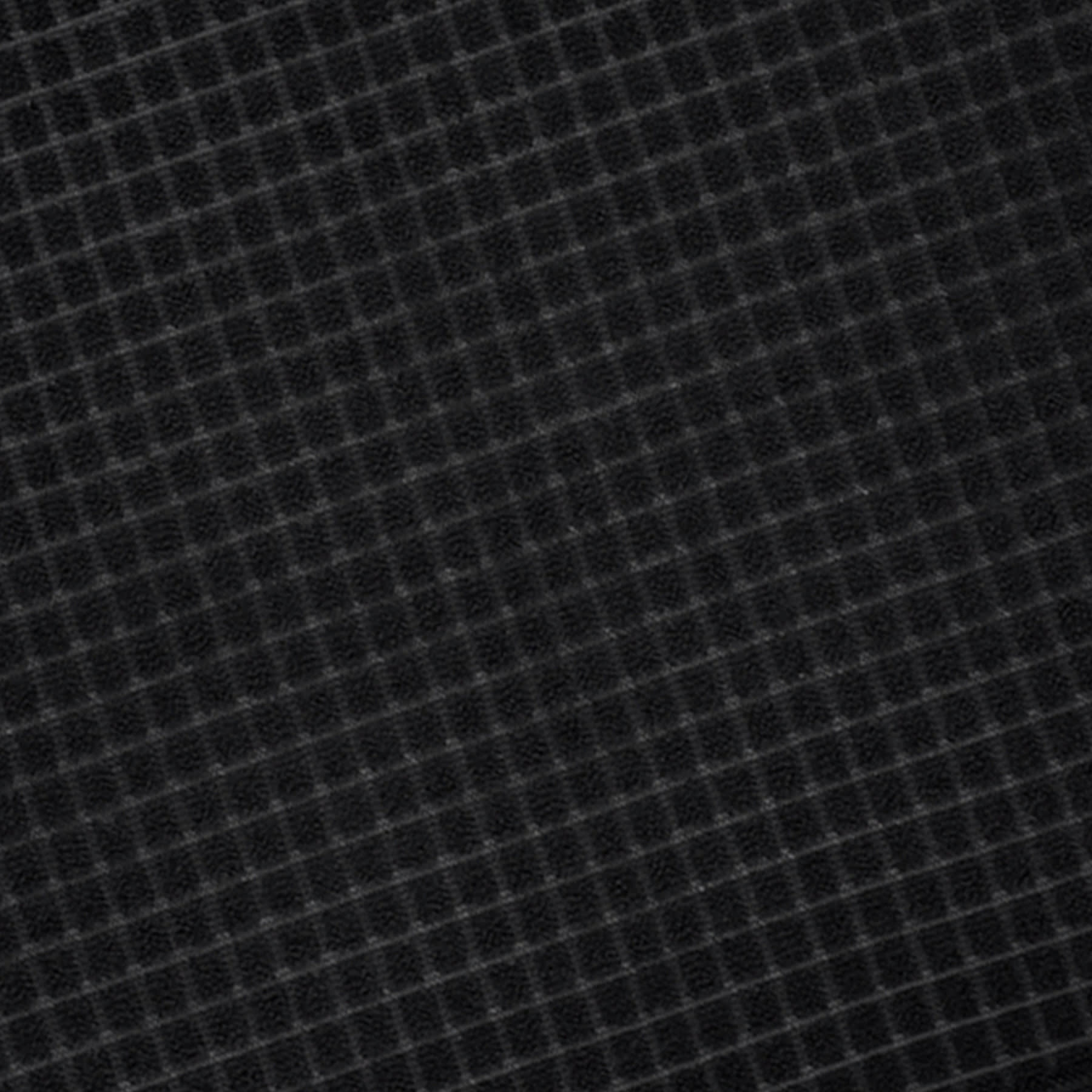 Set of 2 Black Waffle Cotton Drying Mat