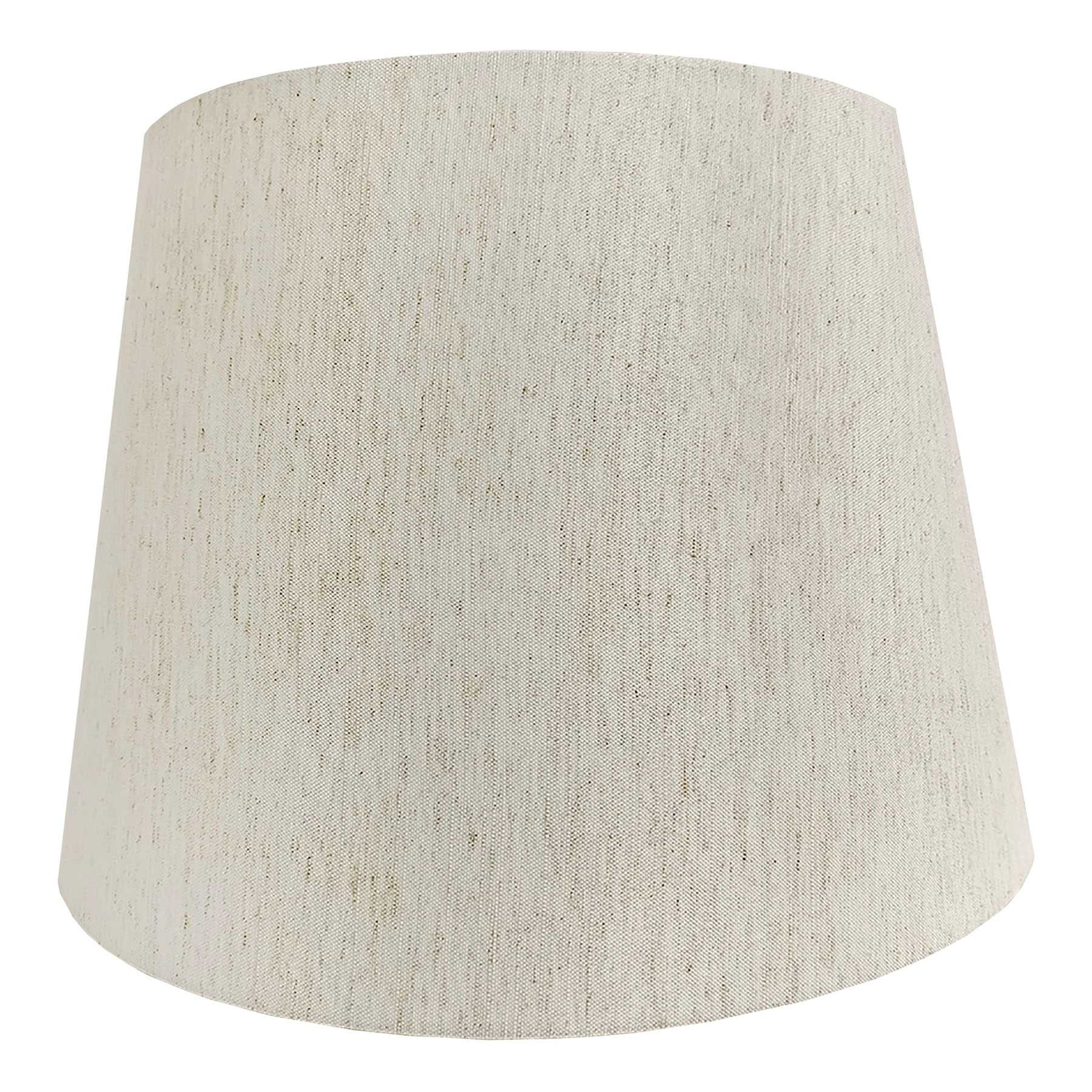 Light Tan Tapered Drum Large Table Lamp Shade, 13x17x12