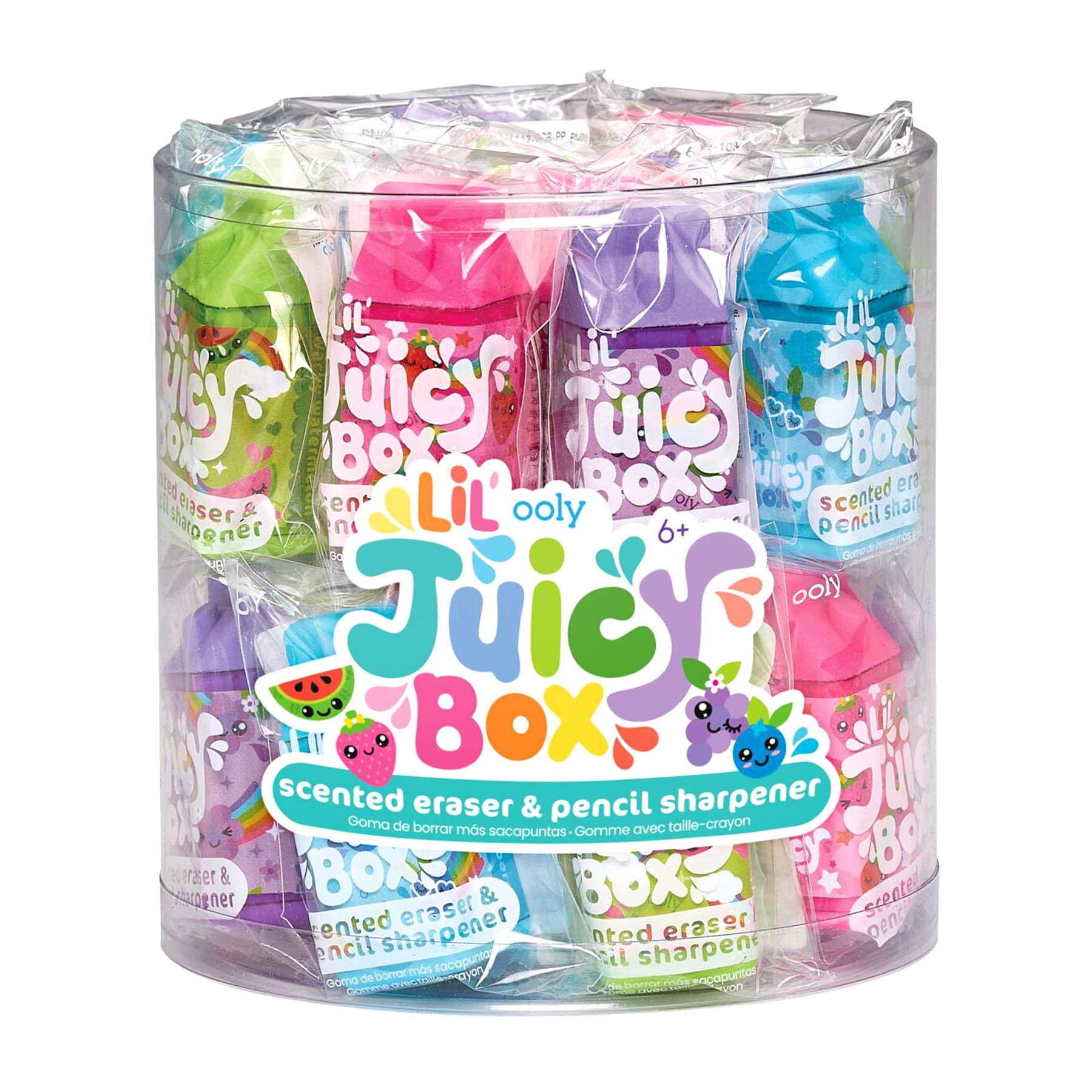 Lil Juicy Box Scented Erasers Sharpener