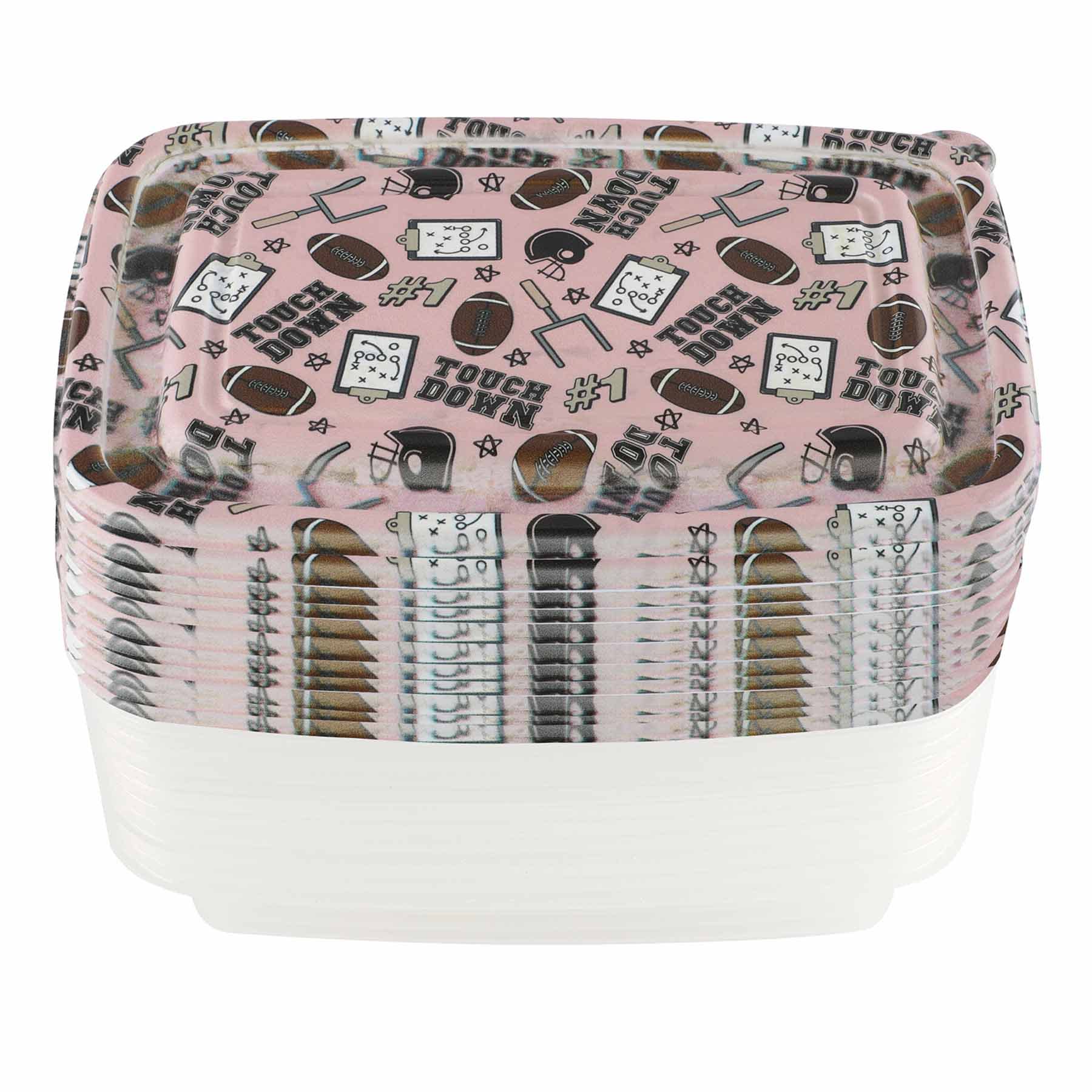 20-Piece Football Food Storage Set