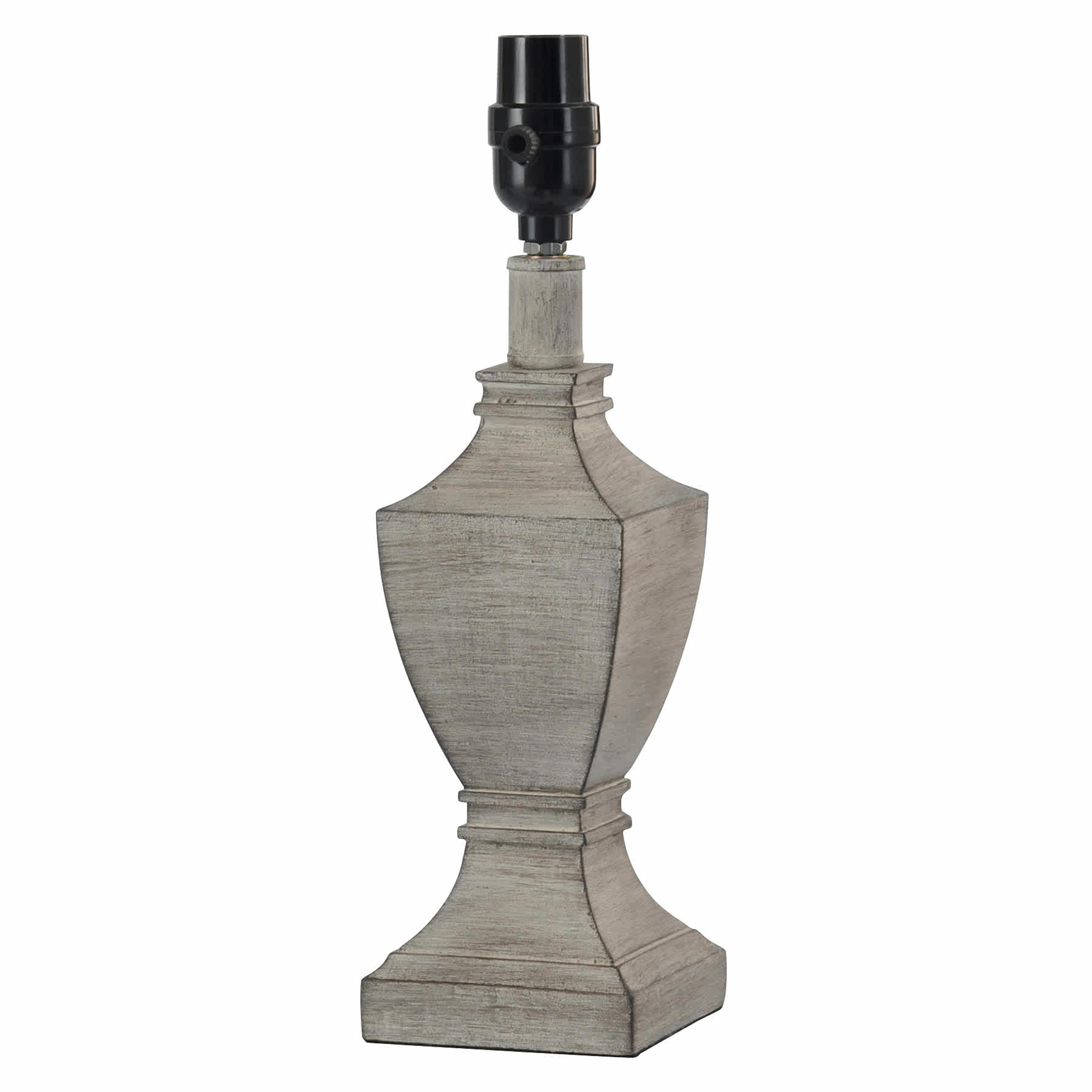 Greyson Grey Small Lamp Base, 13.5"