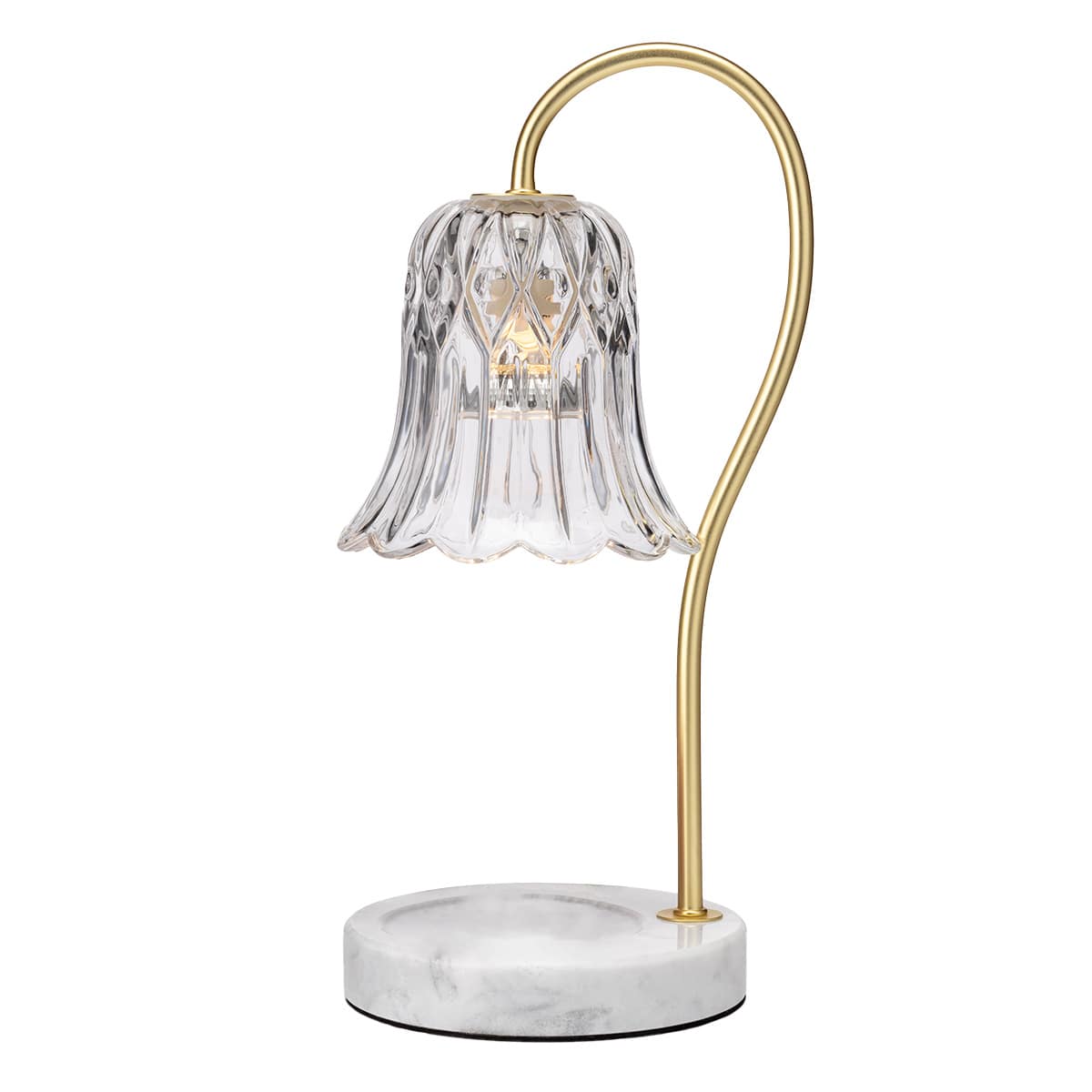 Marble Glass Candle Lamp Warmer