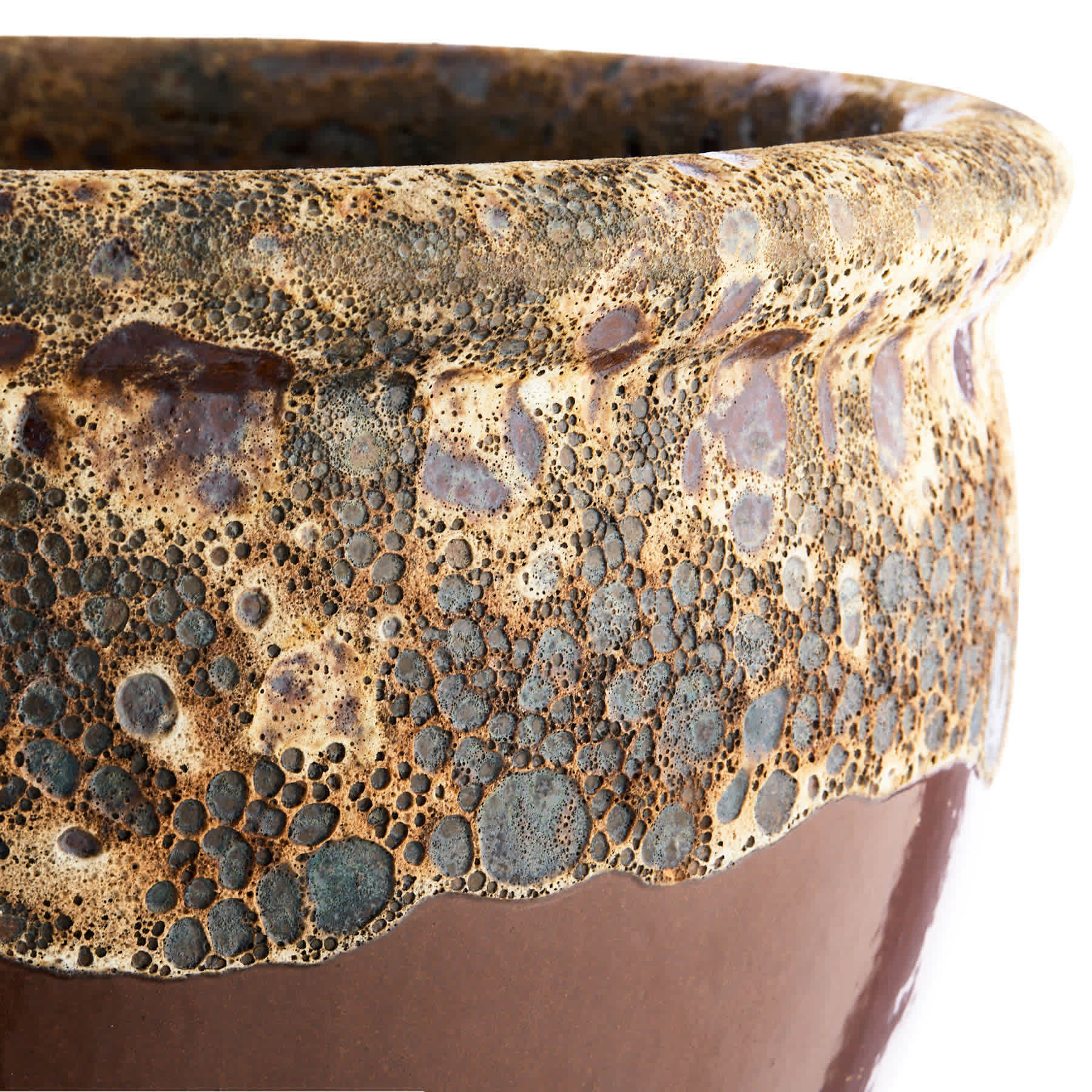 Dallas Brown Outdoor Planter, Large