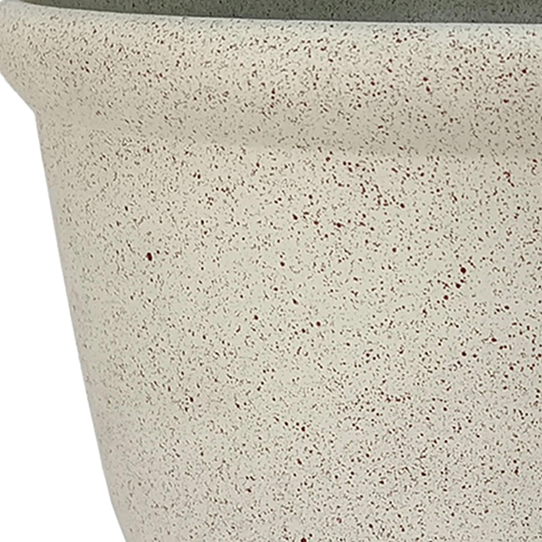 White Sanded Outdoor Planter, Medium