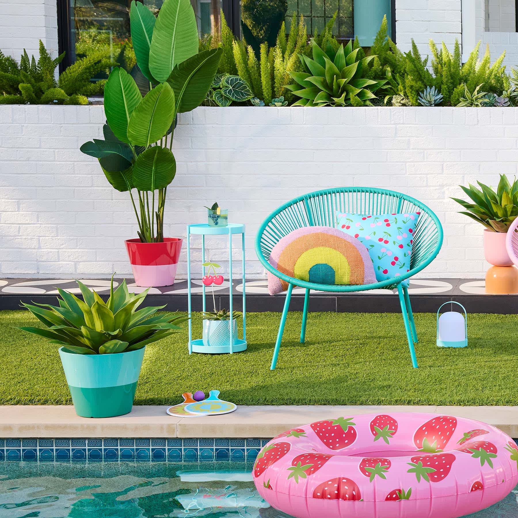 Oh Joy! Green Egg Outdoor Planter, 13"