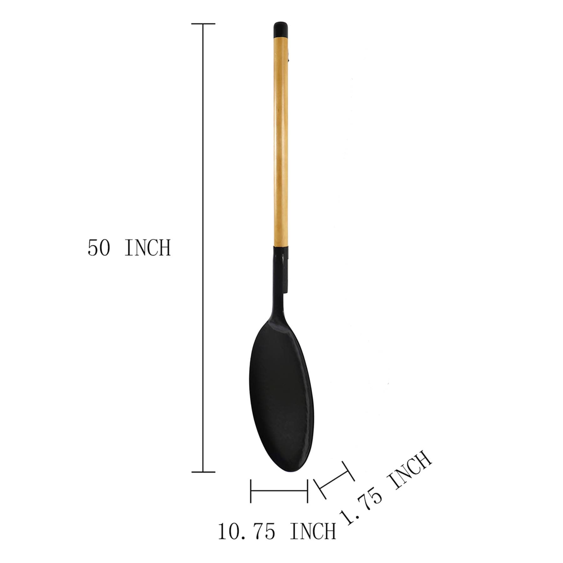 Metal & Spoon Wooden Wall Decor, 11x50