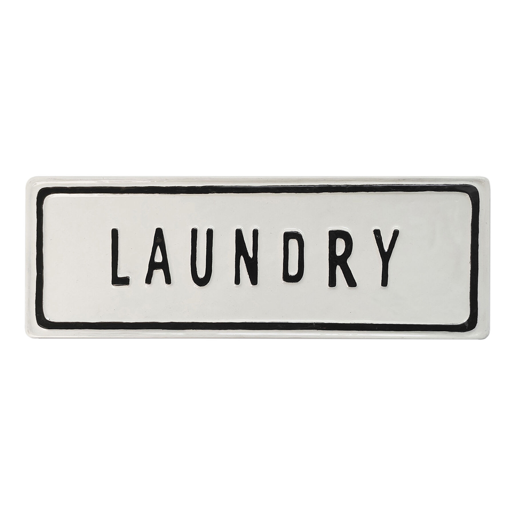 Metal Laundry Word Wall Art, 14x5
