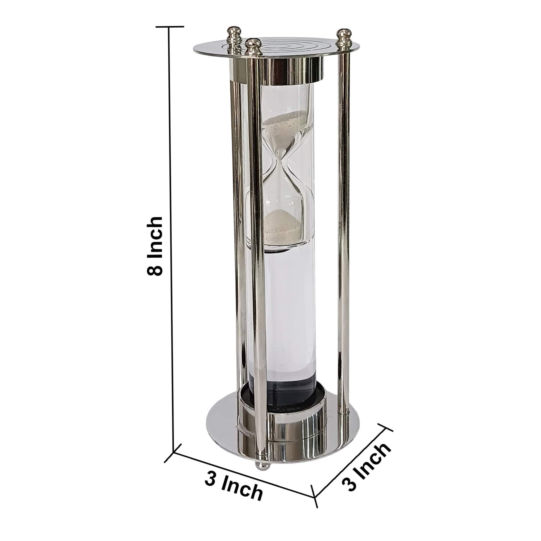 Decorative Hourglass, 8"