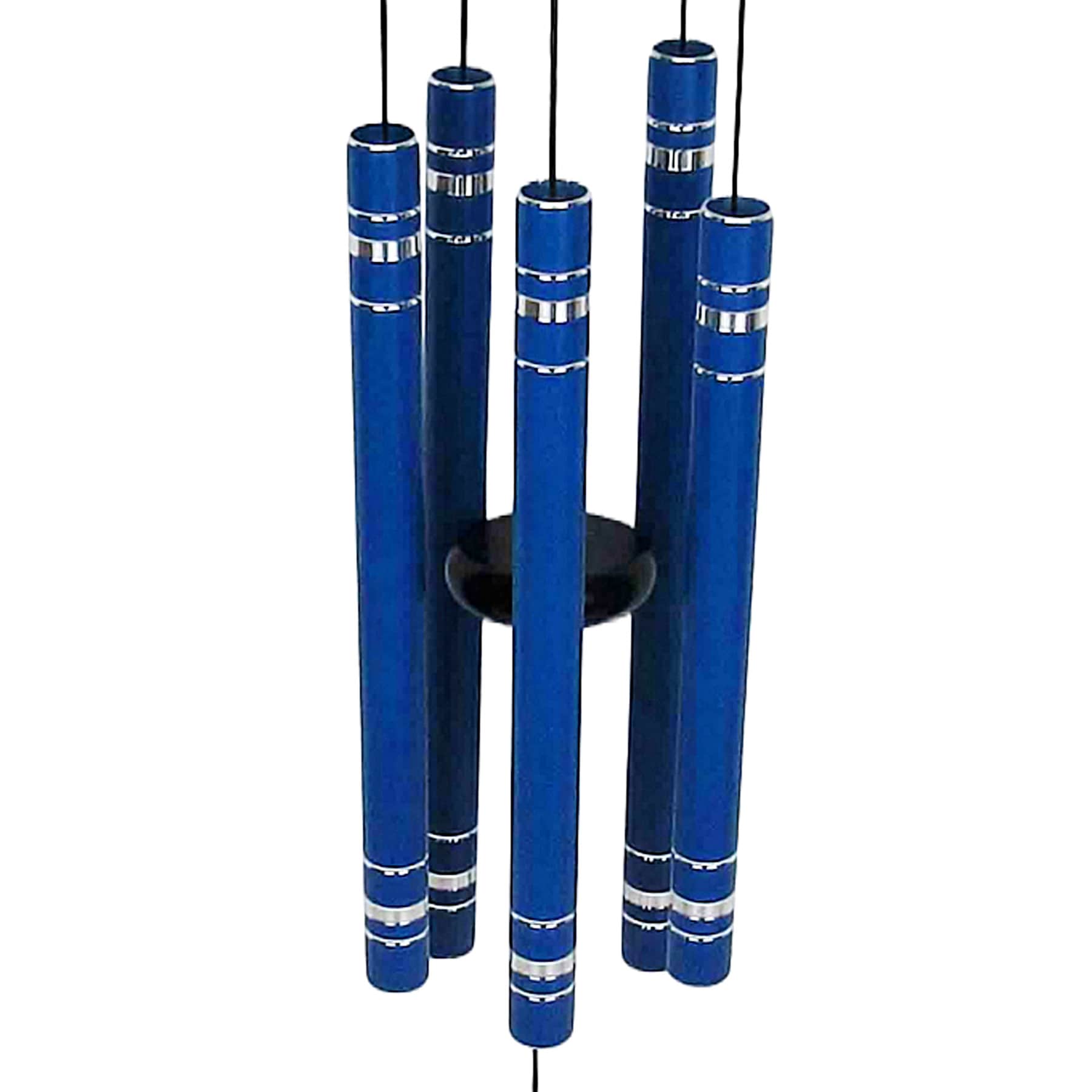 Dark Blue Metal Wind Chime, 28"