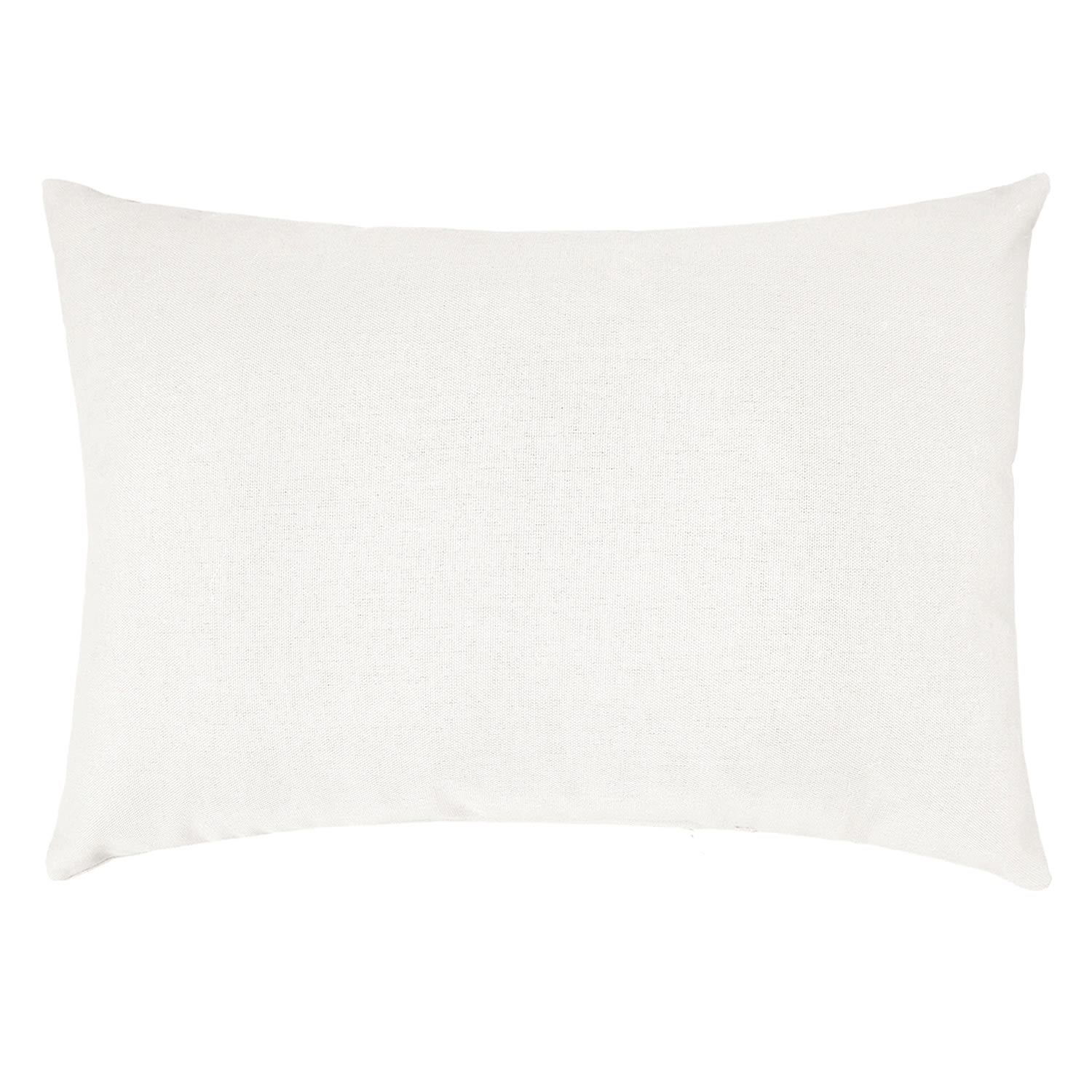 Natural Canvas Outdoor Lumbar Throw Pillow, 14x20