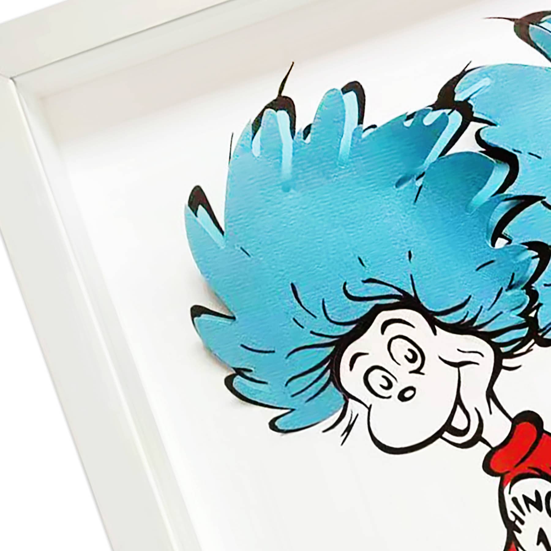 Dr. Seuss Thing 1 & Thing 2 Folded Paper Wall Decor, 12"