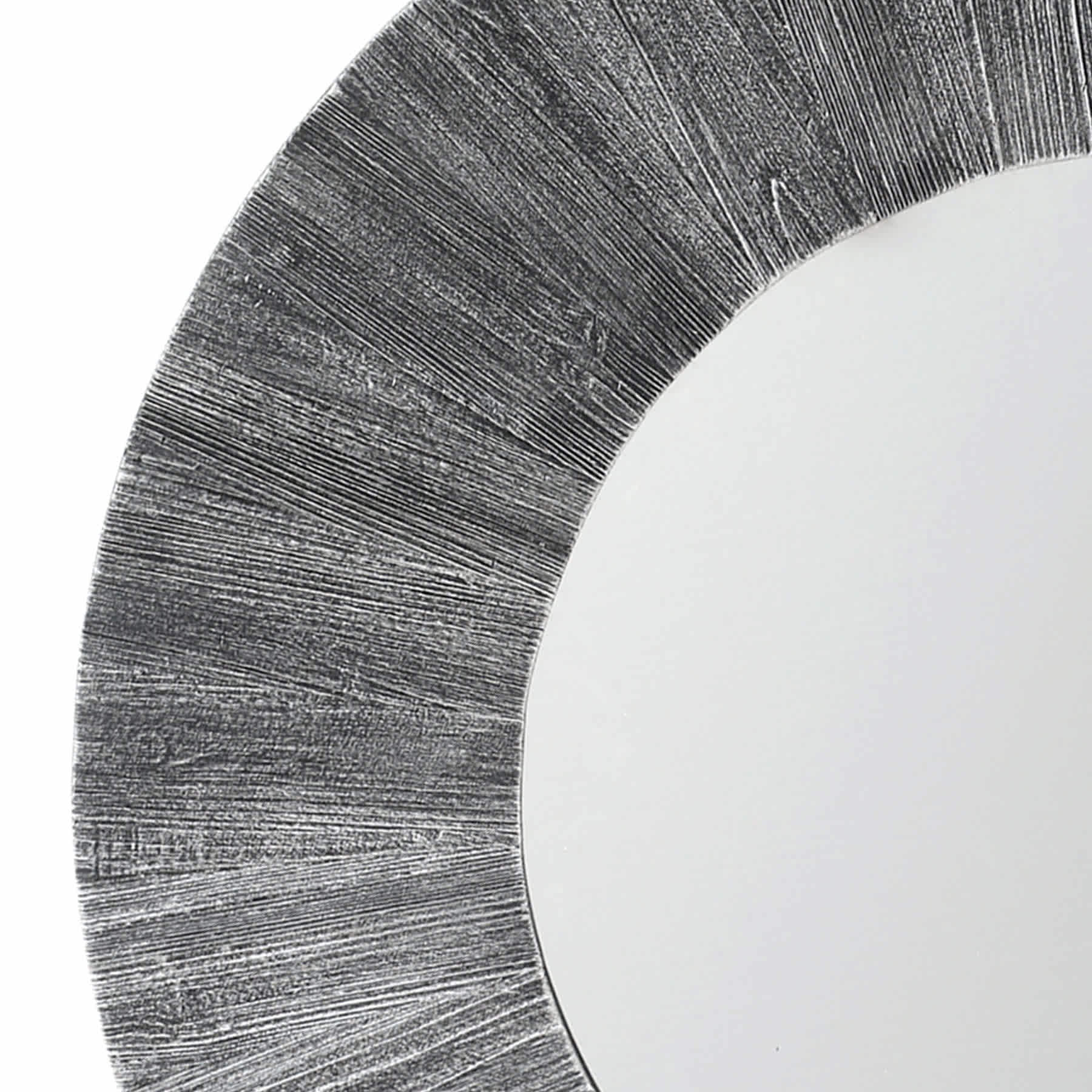 Ty Pennington Black Round Wall Mirror, 34"