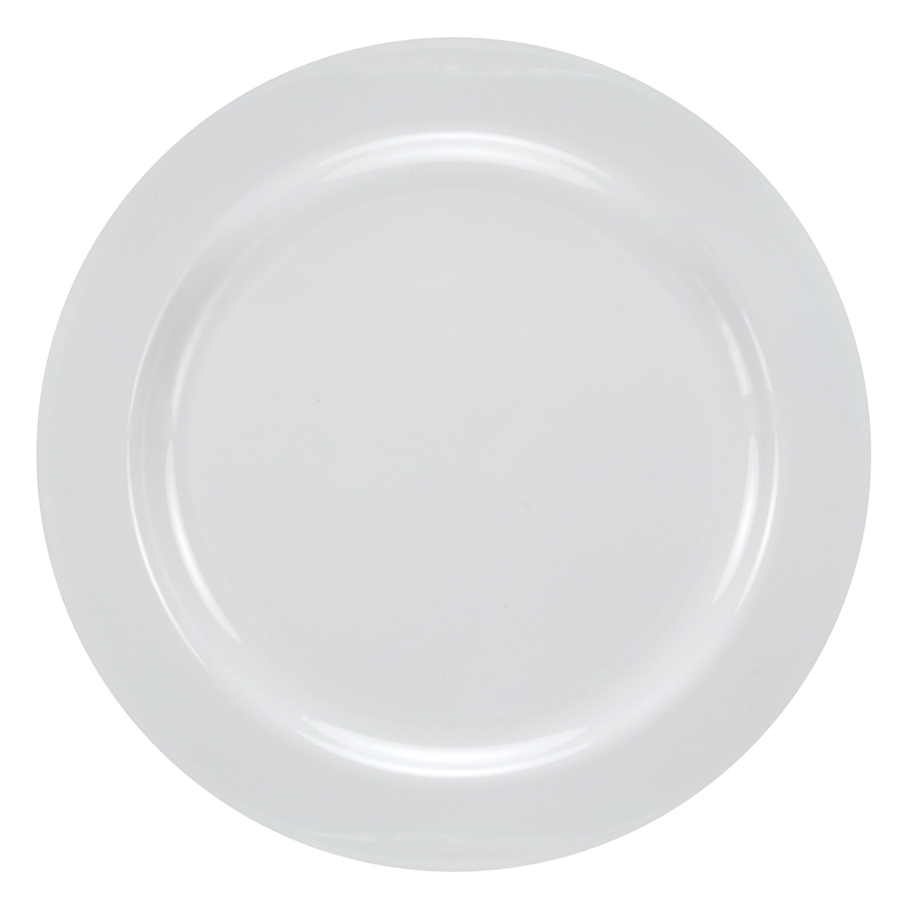 Lillian Table Settings 40-Count Pearl White Plastic Round Plate, 7.5"