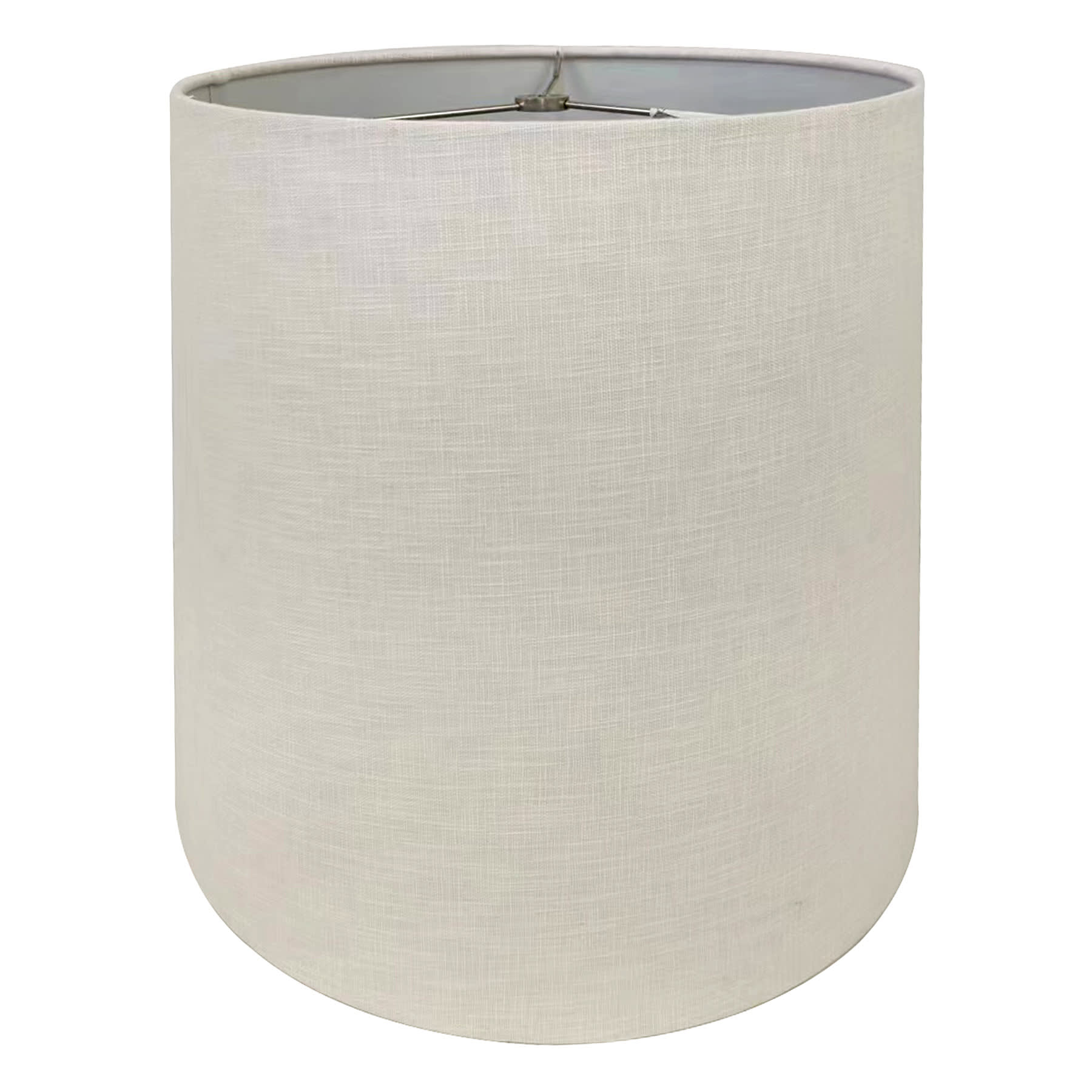 Off-White Tapered Drum Large Table Lamp Shade, 13x15x14
