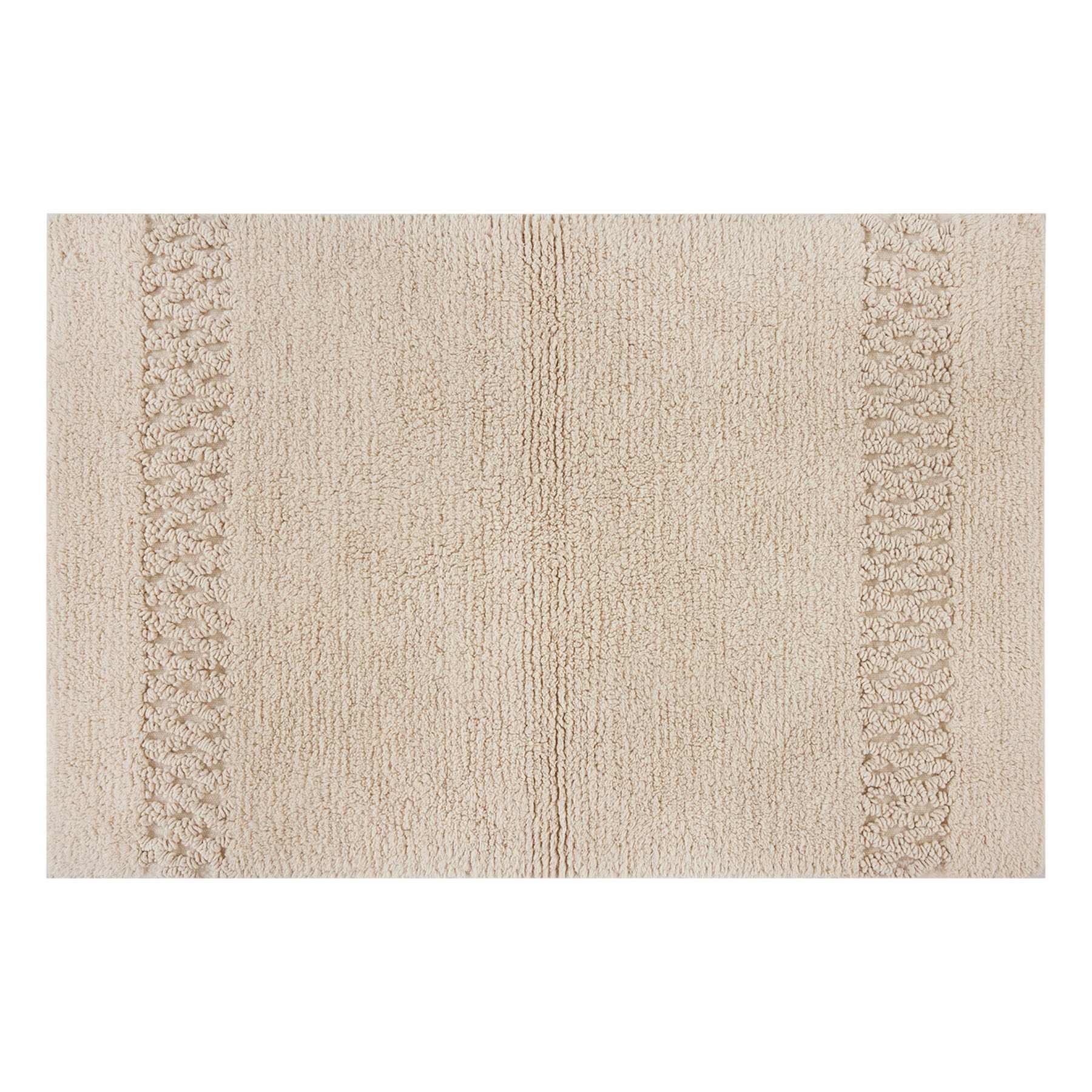 Providence Reversible Tan Bath Rug, 20x30