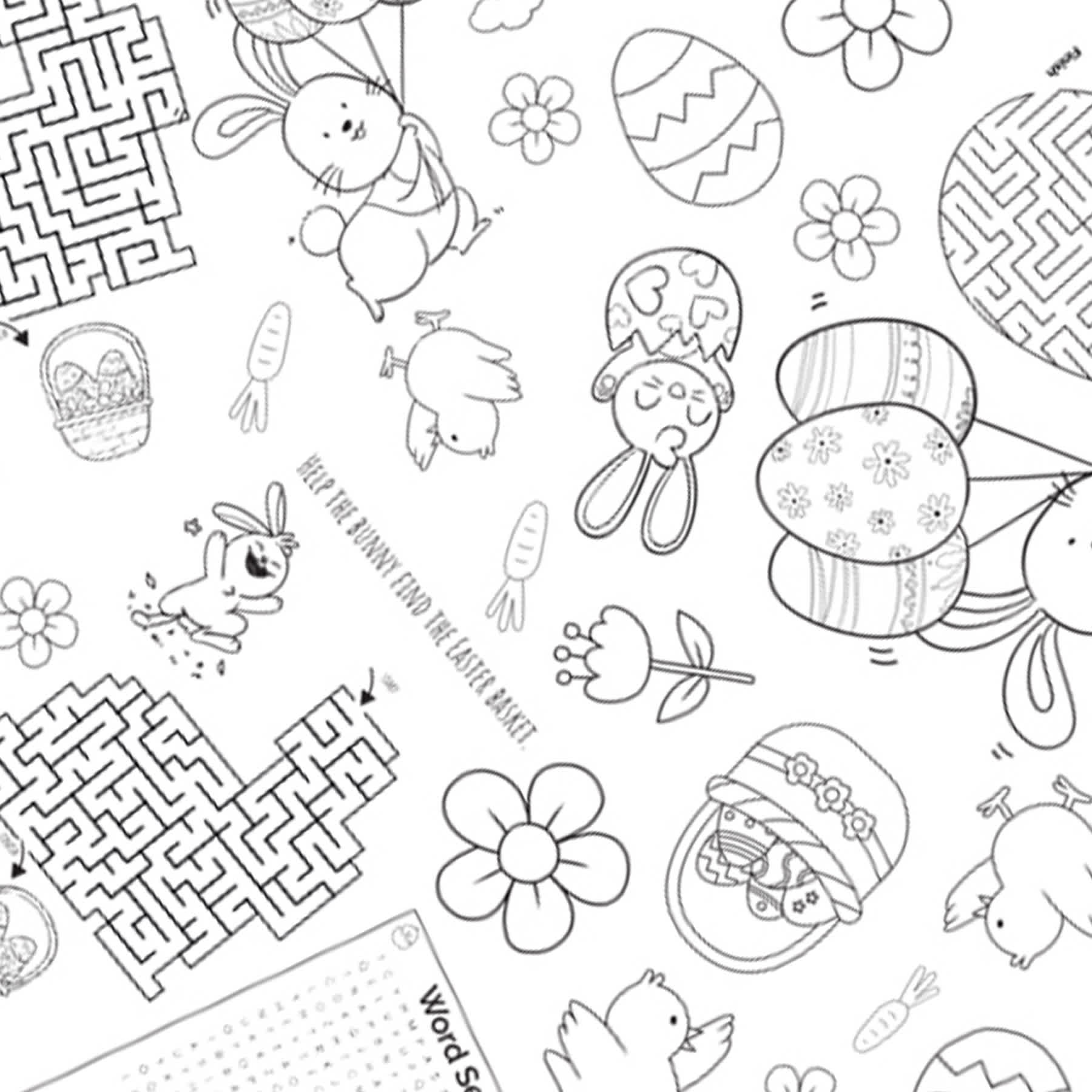 Easter Activity Tablecloth
