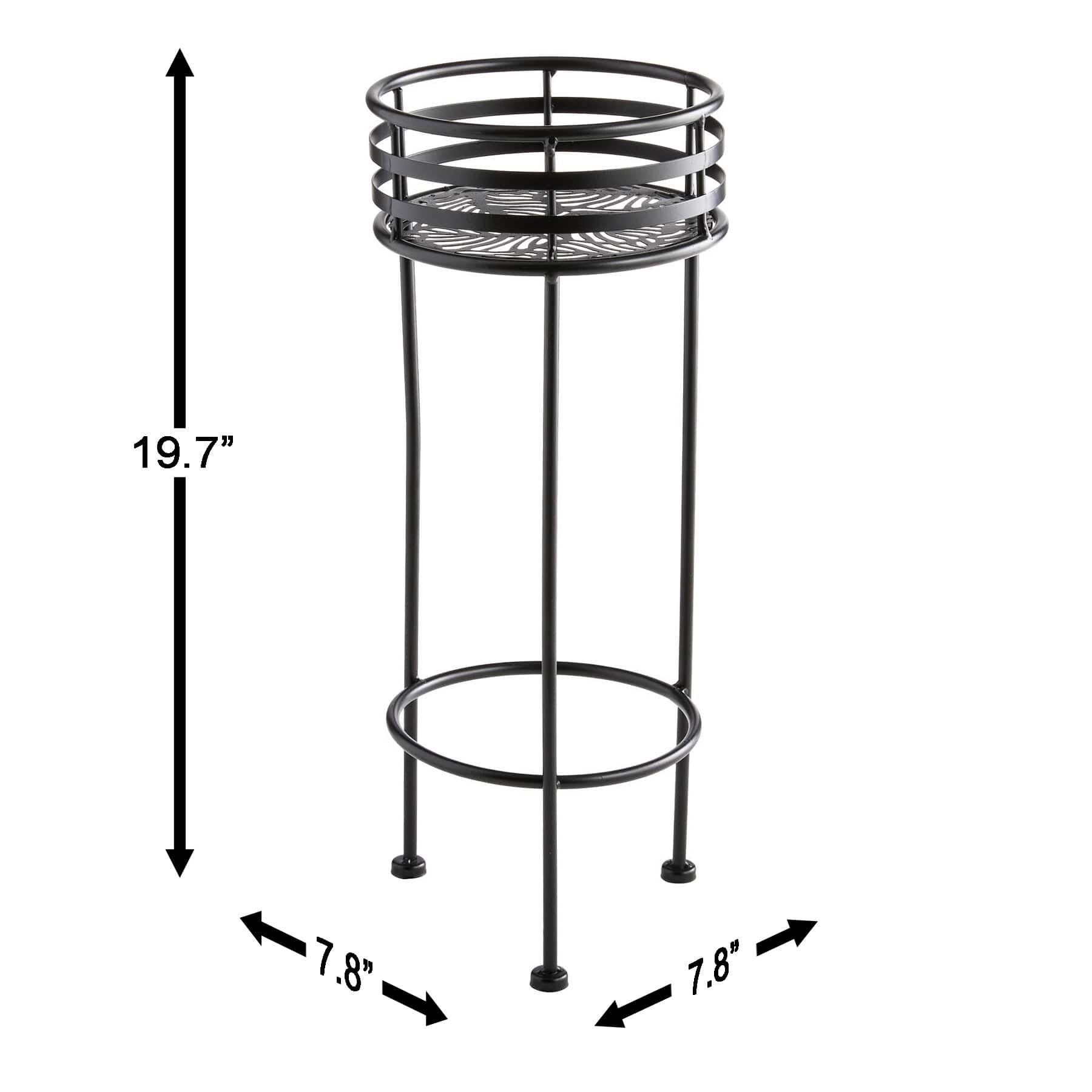 Round Leaf Plant Stand, Small