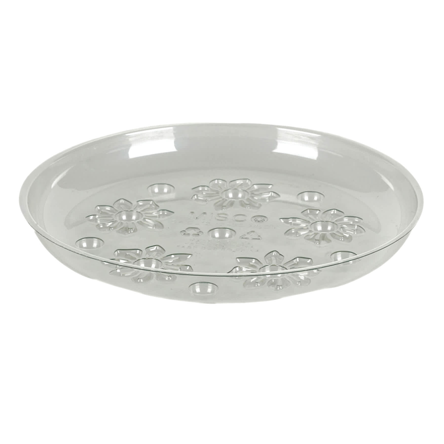 Clear Floor Guard Outdoor Plant Saucer, Small
