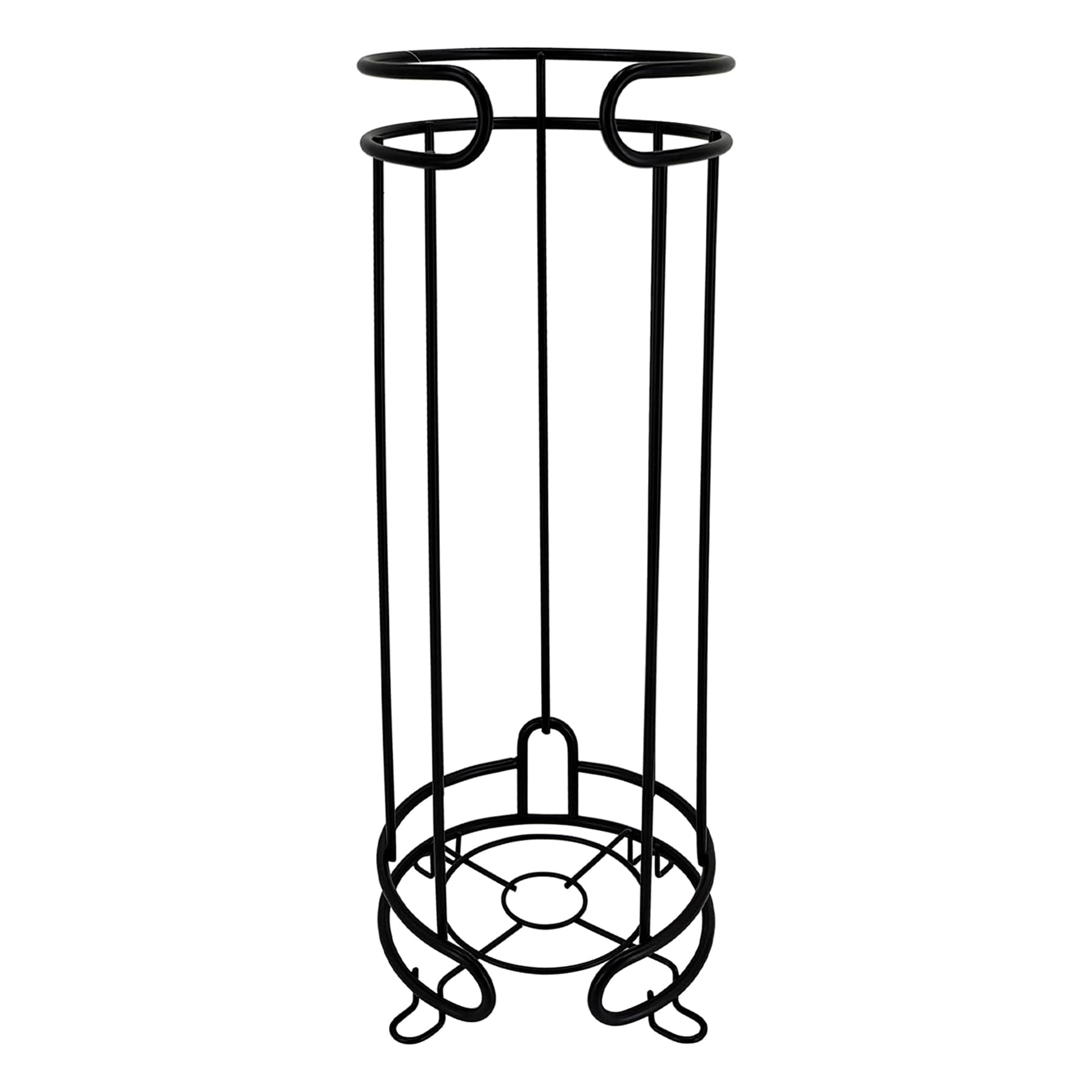 Gia Matte Black Toilet Paper Holder