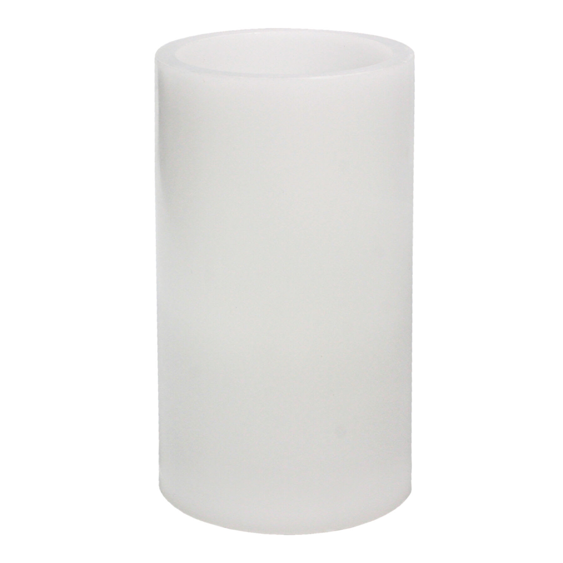 White LED Flameless Pillar Candle, 4x6