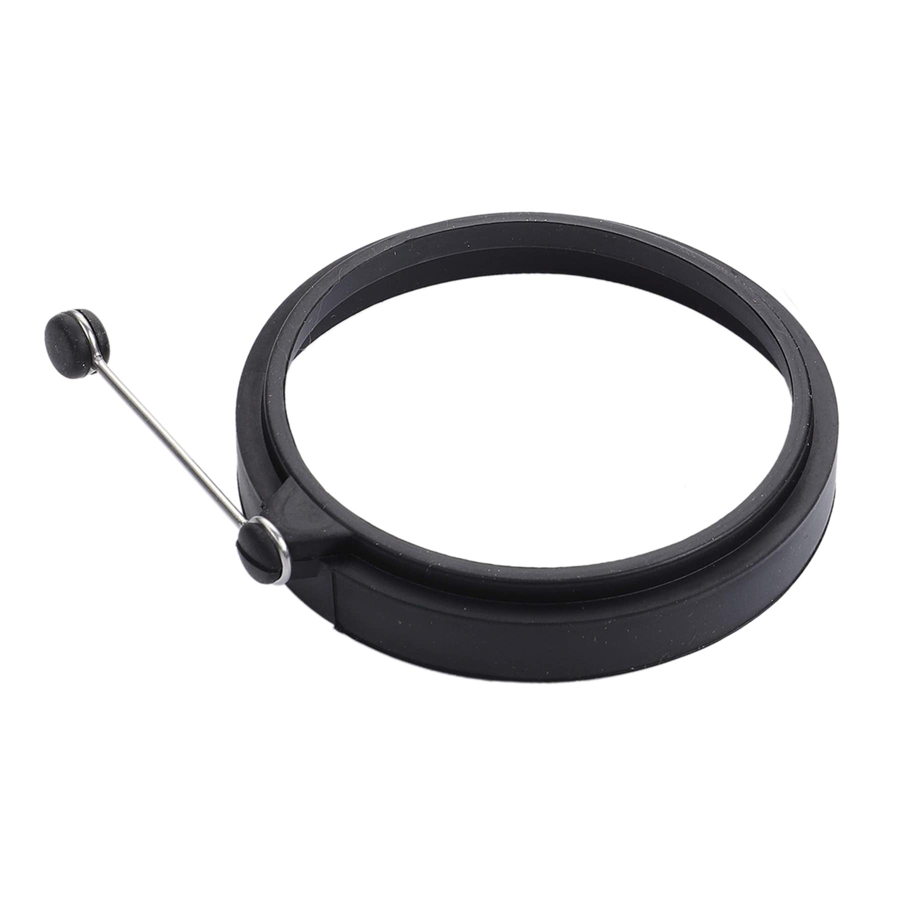 2-Piece Silicone Egg Rings, Black