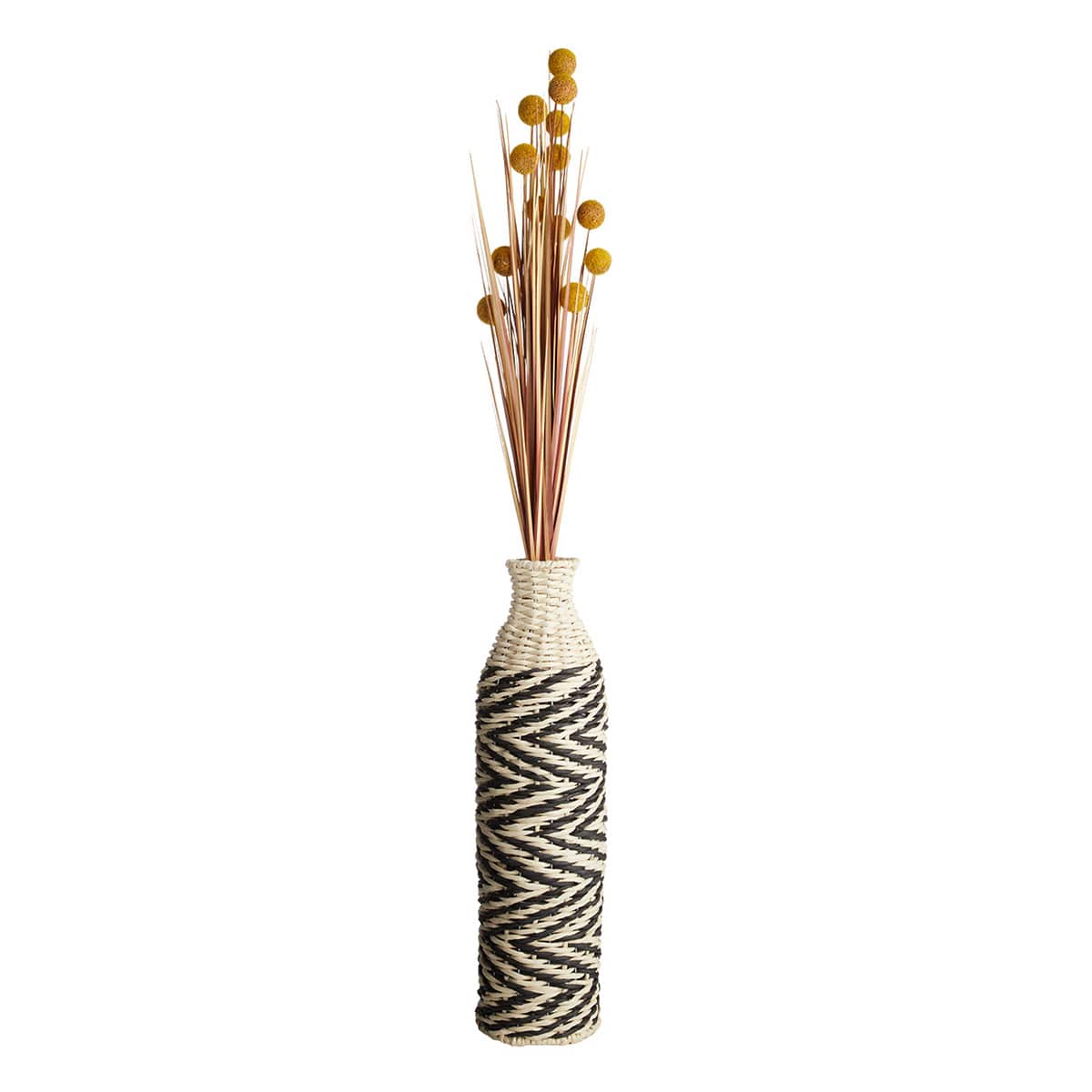 Metal & Paper Vase, 30"