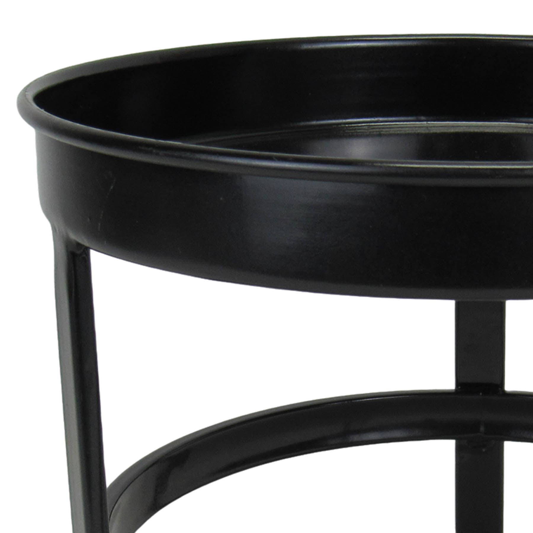 Black Metal Plant Stand, Small