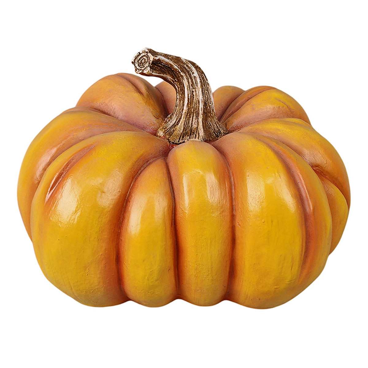 Orange Irregular Pumpkin, 6.3"