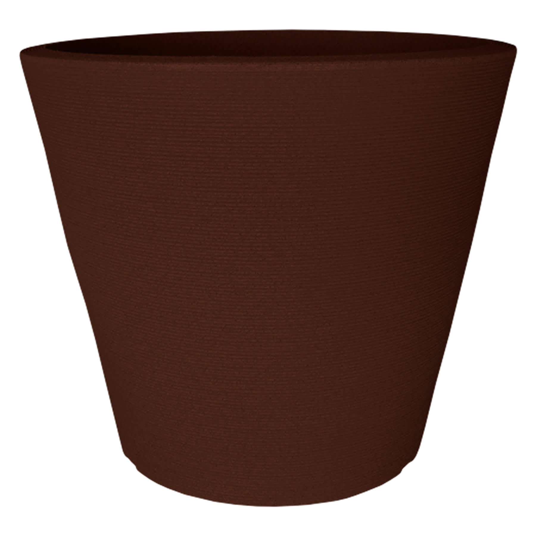 Low Linea Burgundy Planter, 27"