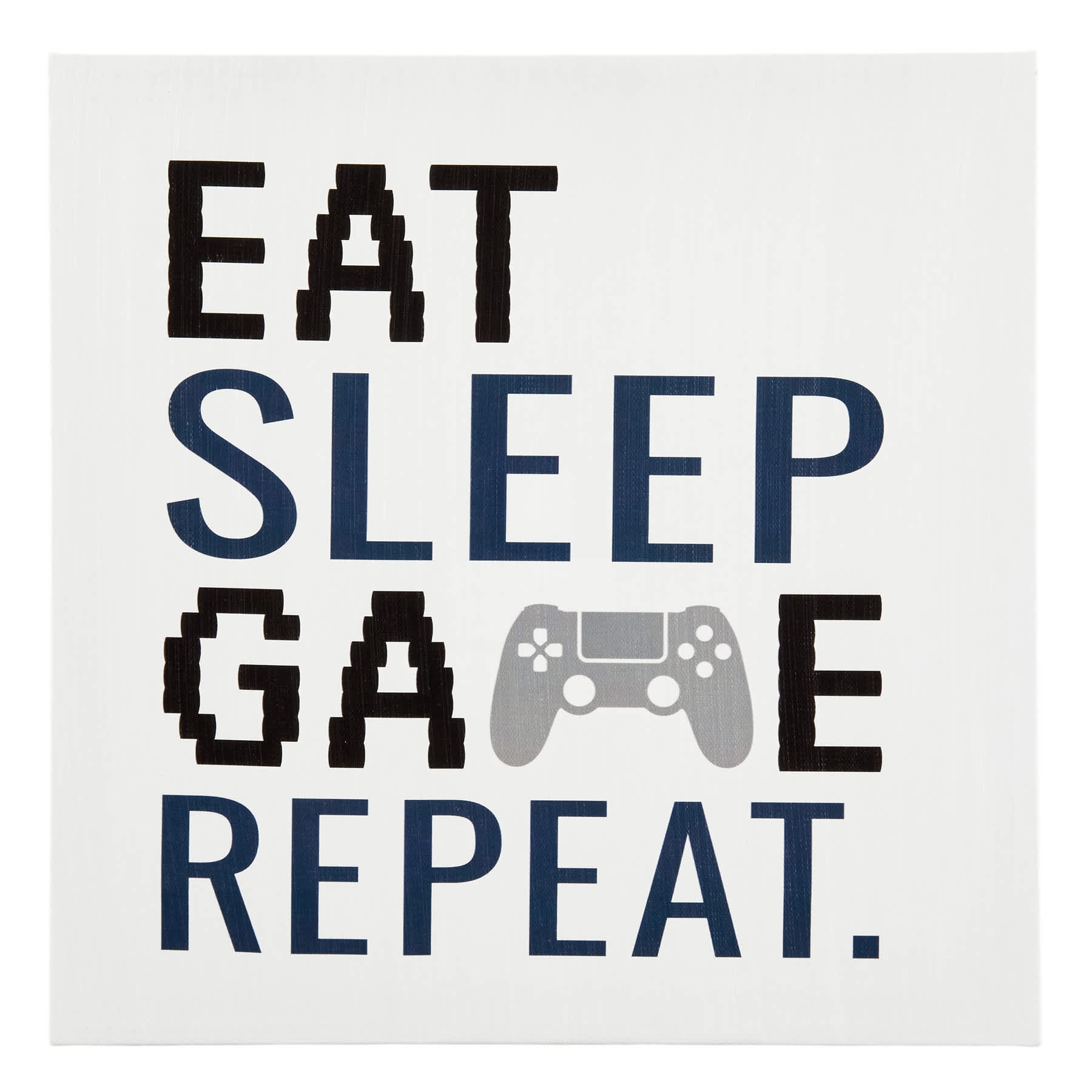 Game & Repeat Canvas Wall Art, 12"