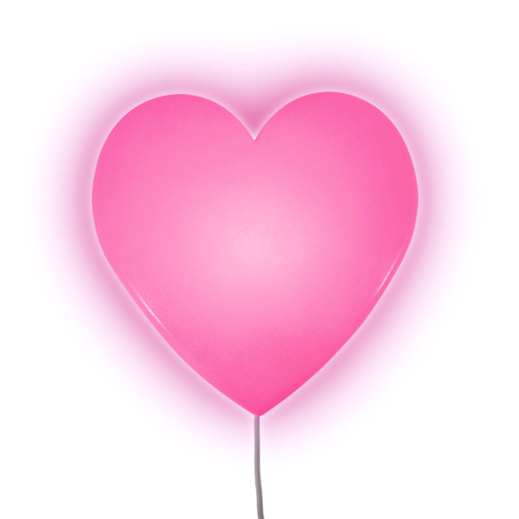 Heart Puff Wall Light, 7.3"