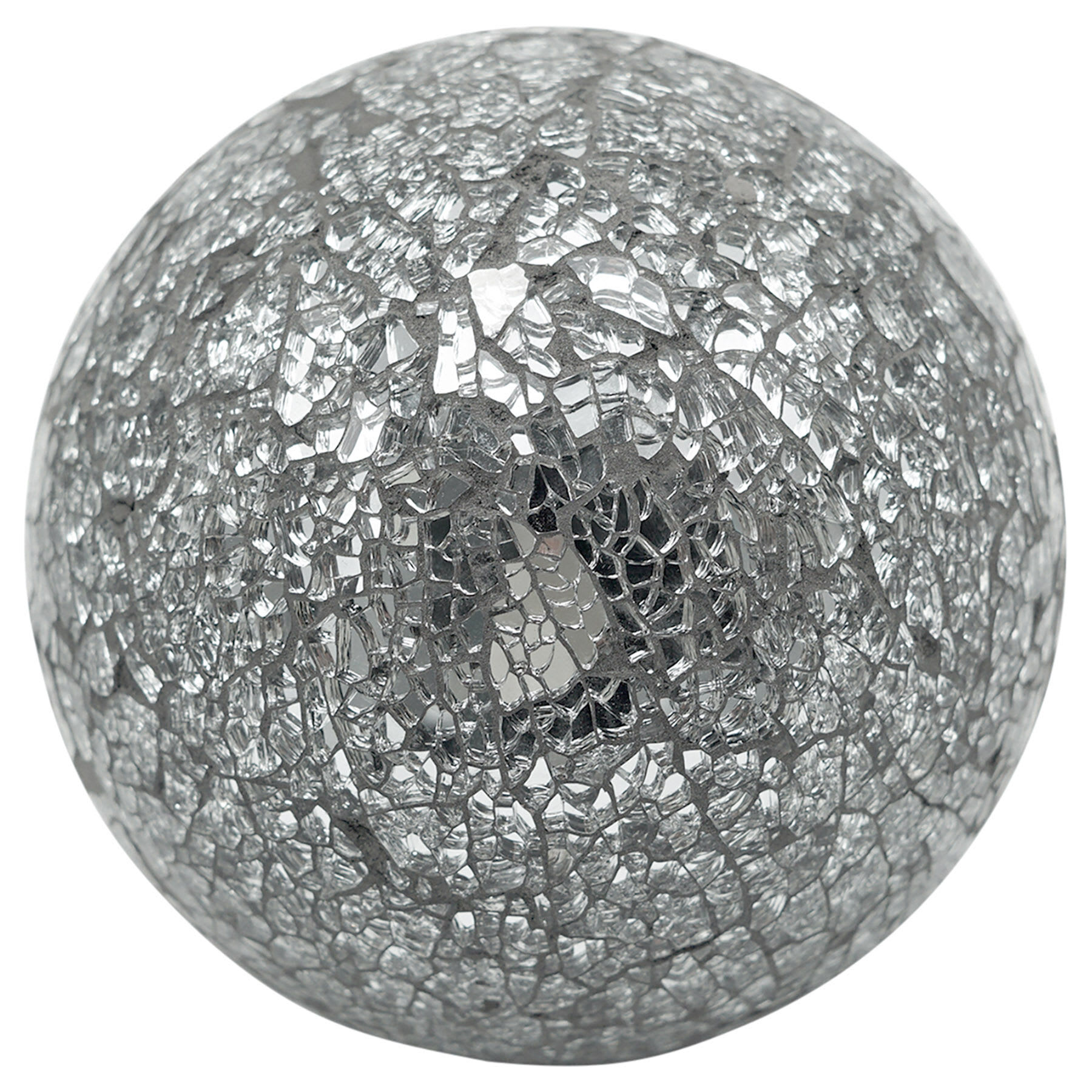 Crushed Mosaic Mirror Sphere, 5"