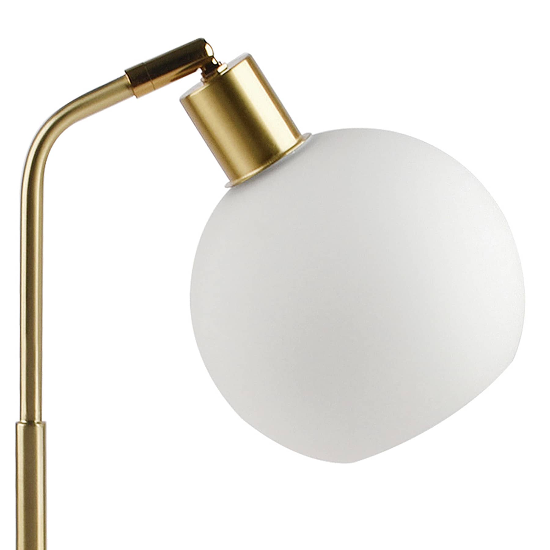 Crosby St. Gold Marble Globe Task Lamp, 19"