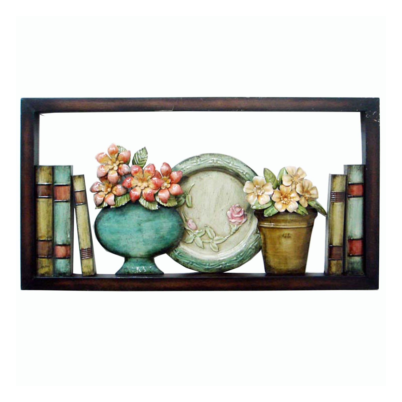 Metal Floral Fantasy Wall Art, 30x16