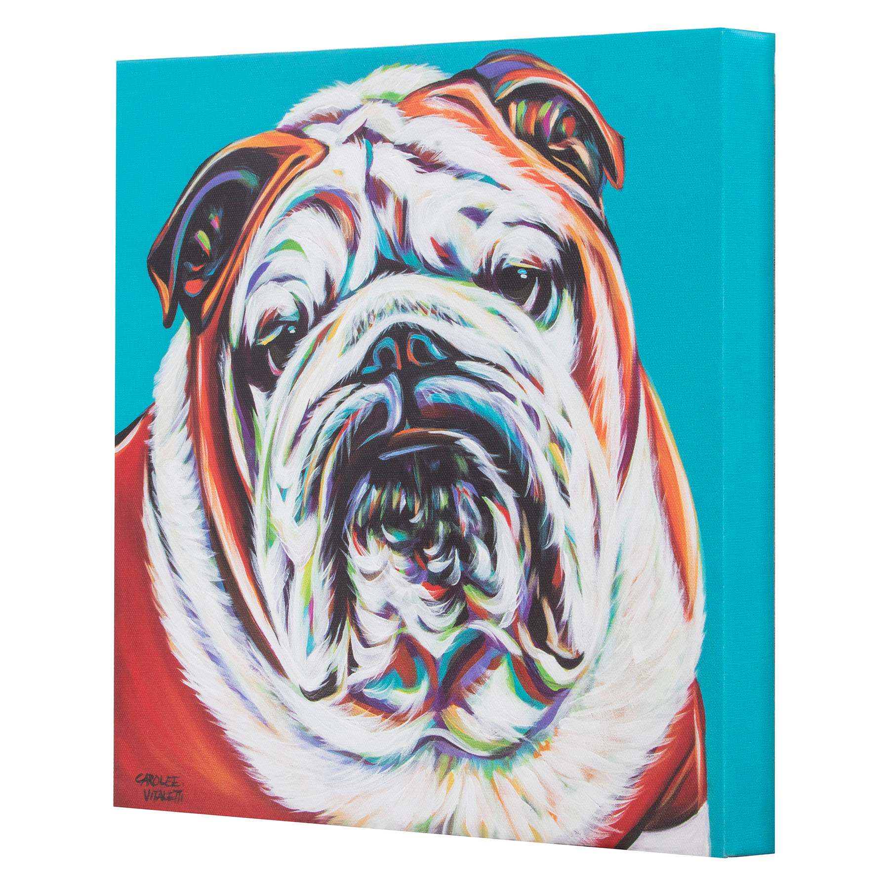 Dog Canvas Wall Art, 12"