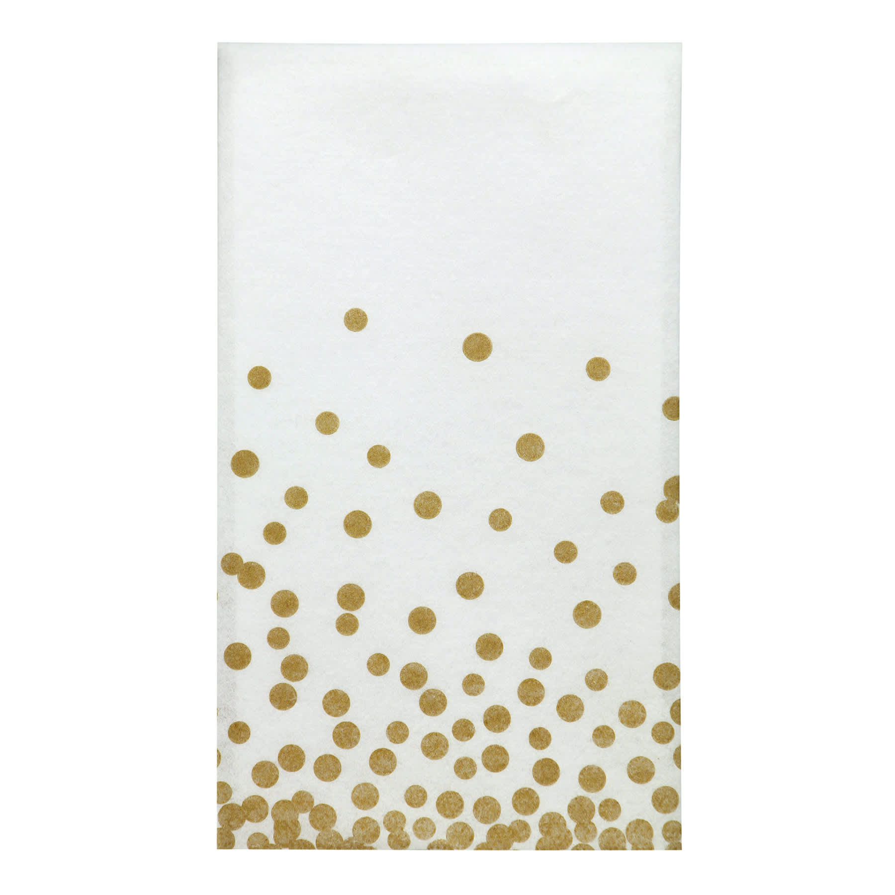 Lillian Table Settings 18-Count White with Gold Confetti Cloth-Like Napkin