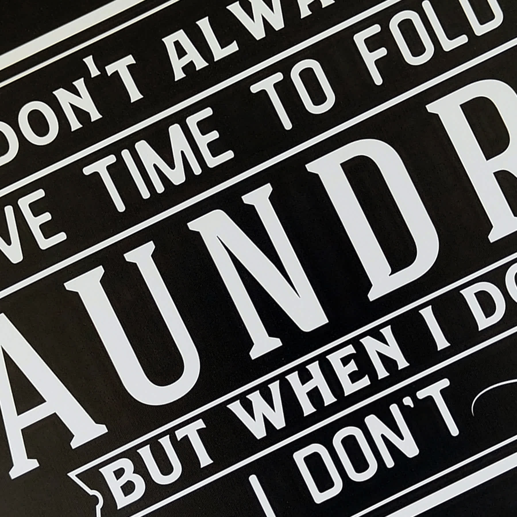 Laundry Canvas Wall Art, 24x18