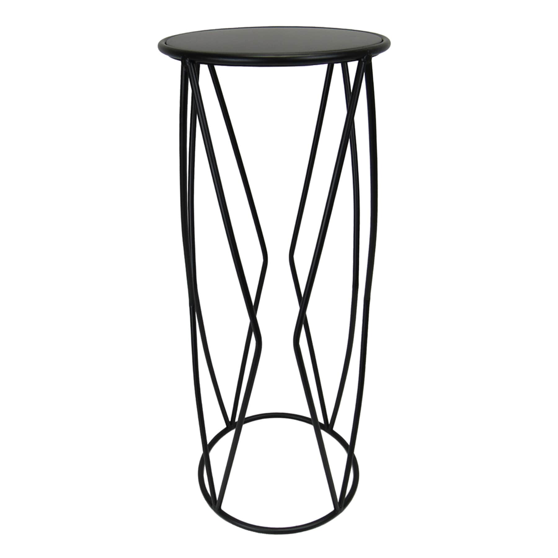 Providence Black Metal Plant Stand, Large